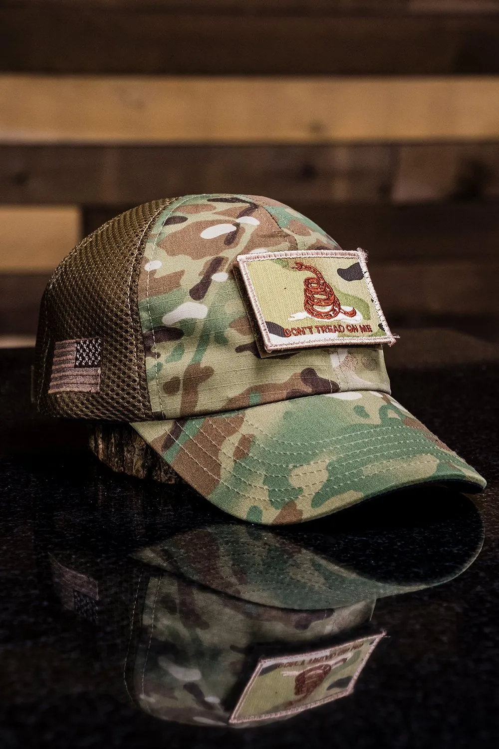 American Made Mesh Back Hat with Patch