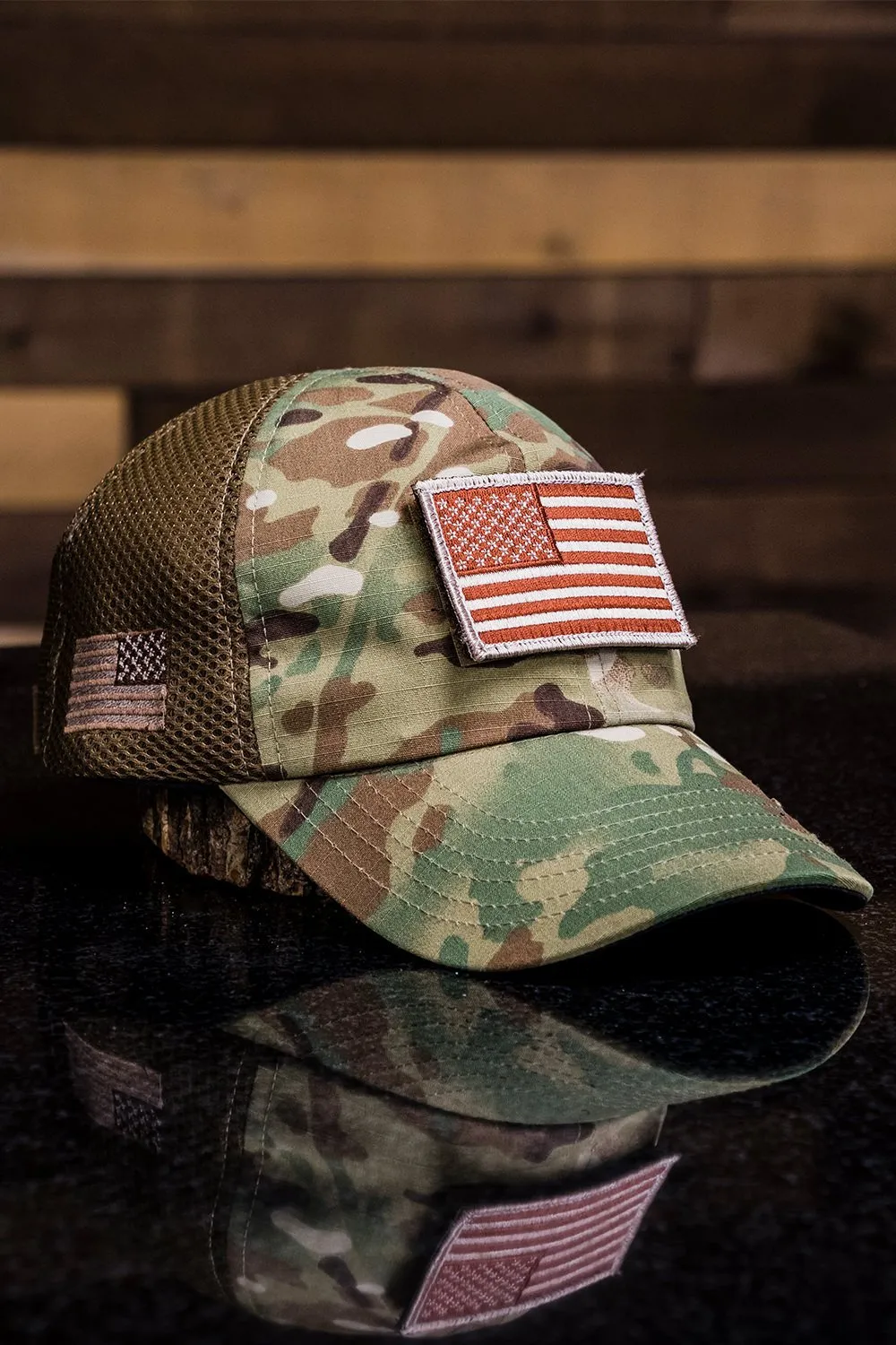 American Made Mesh Back Hat with Patch