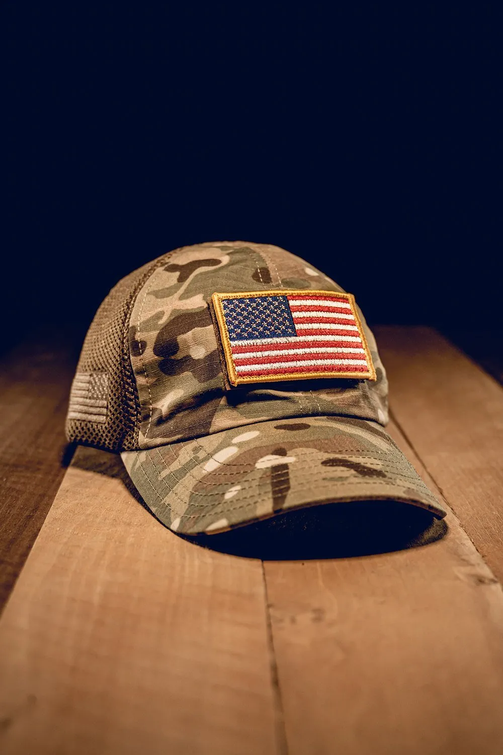 American Made Mesh Back Hat with Patch