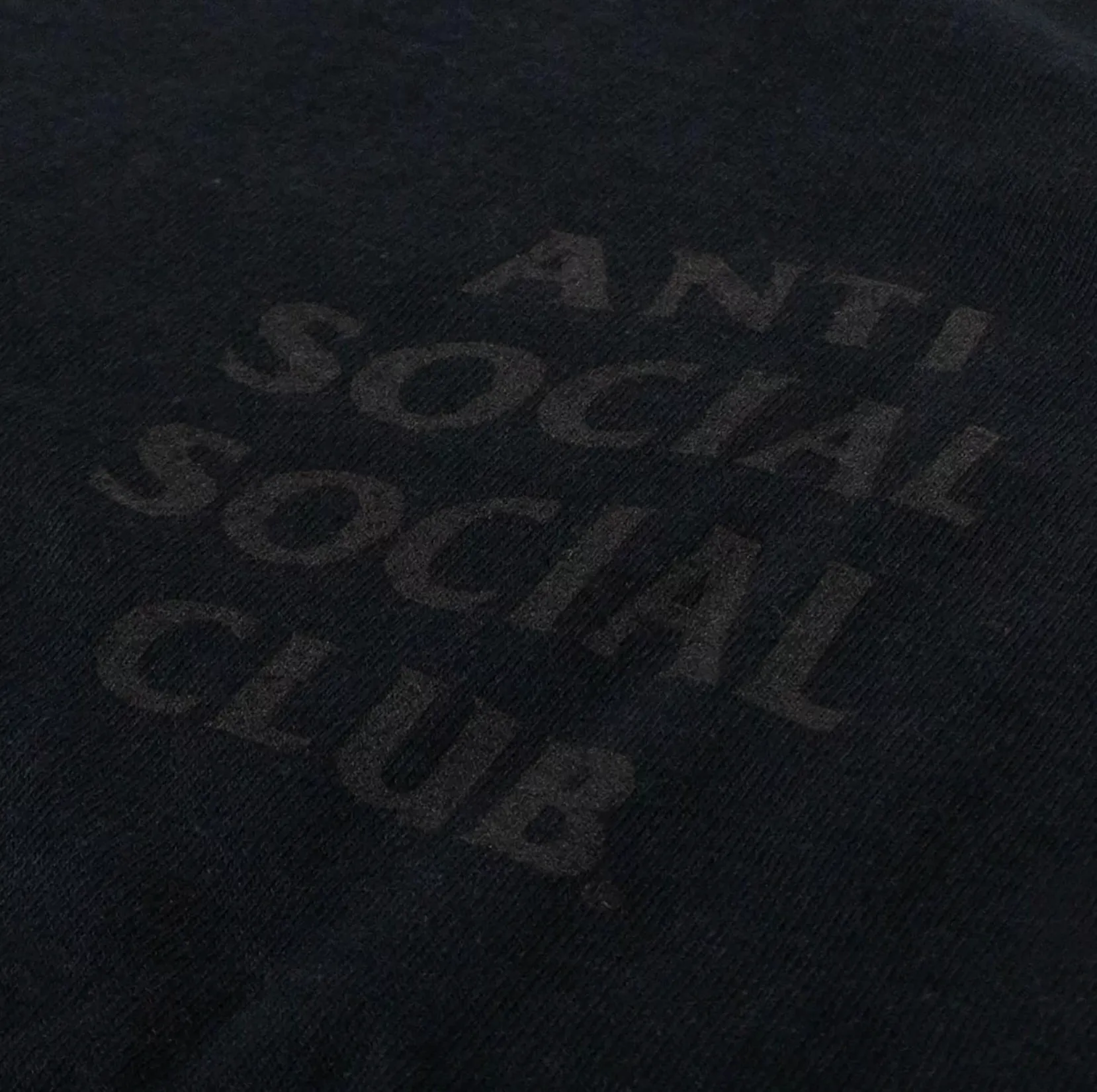 Anti Social Social Club Dramatic Kkoch Tee Black