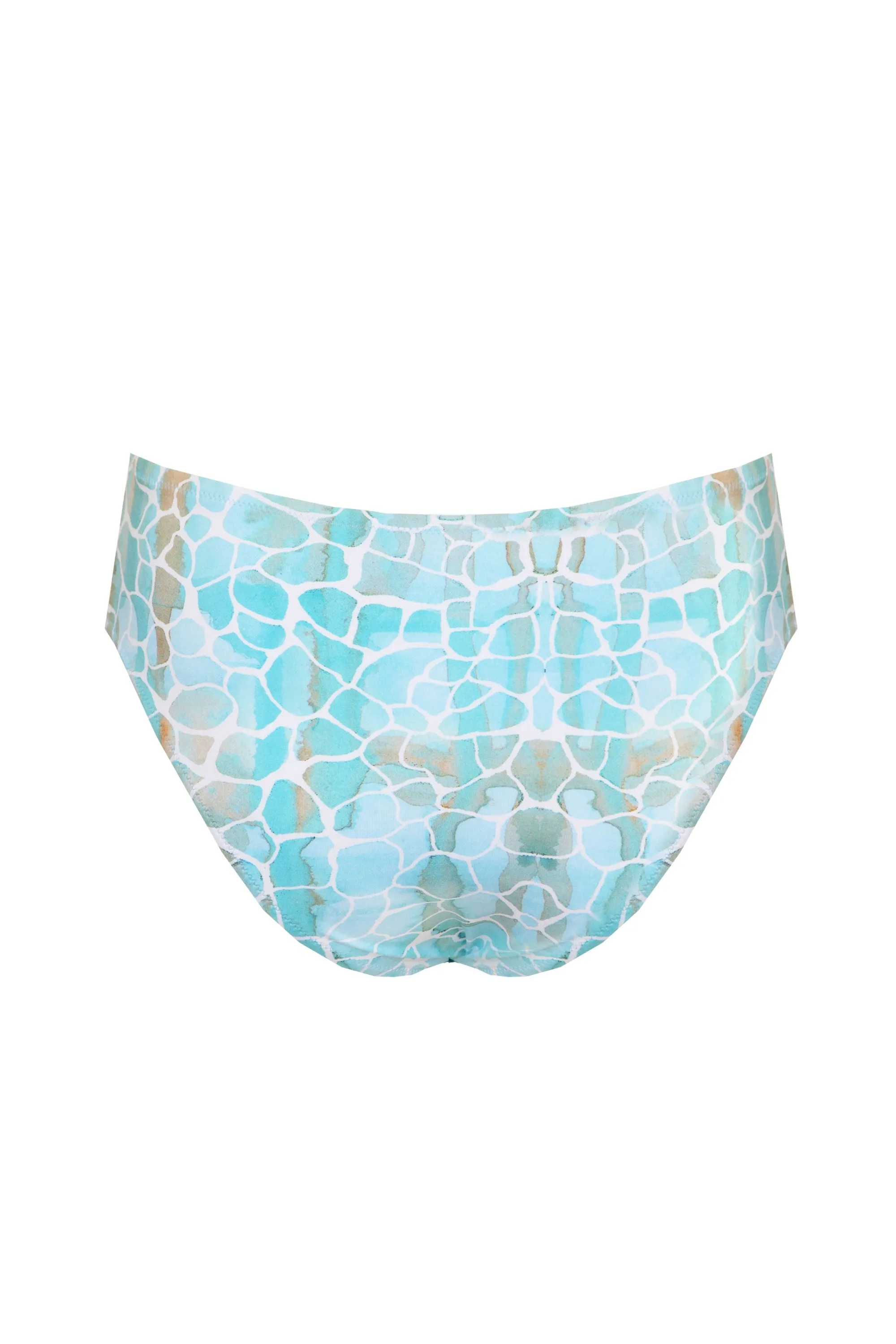 AQUA PEBBLES BORA BORA HIGH WAIST BIKINI BOTTOM