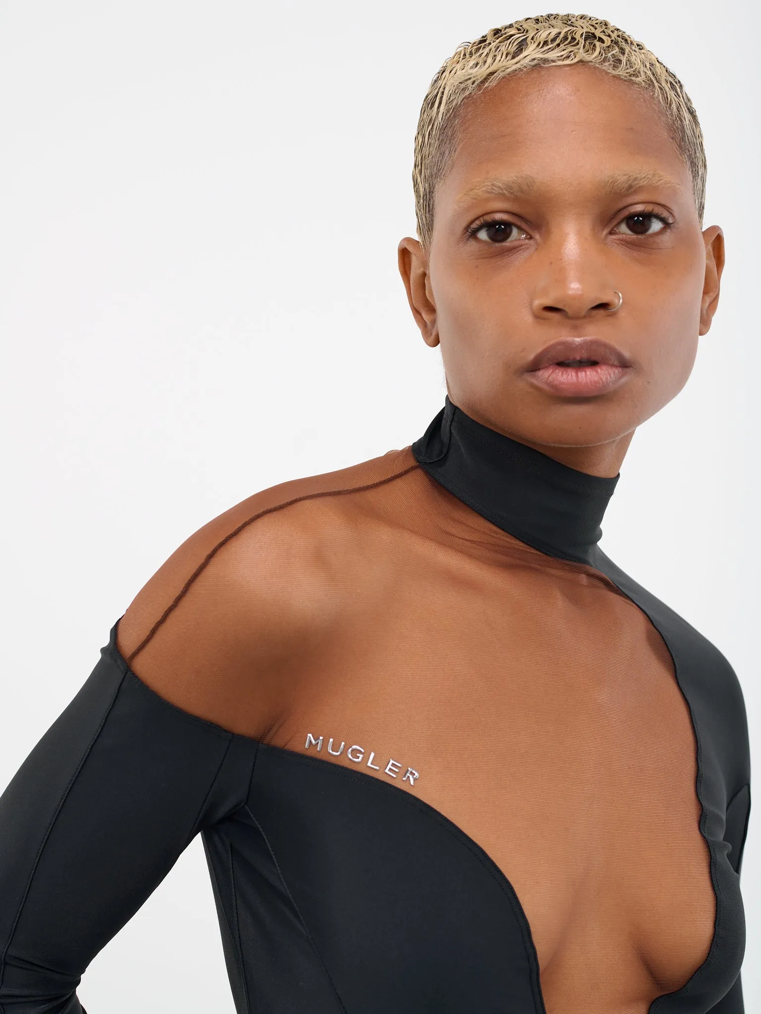 Asymmetric Illusion Bodysuit (1B00191842-19992-BLACK-NUDE-2)