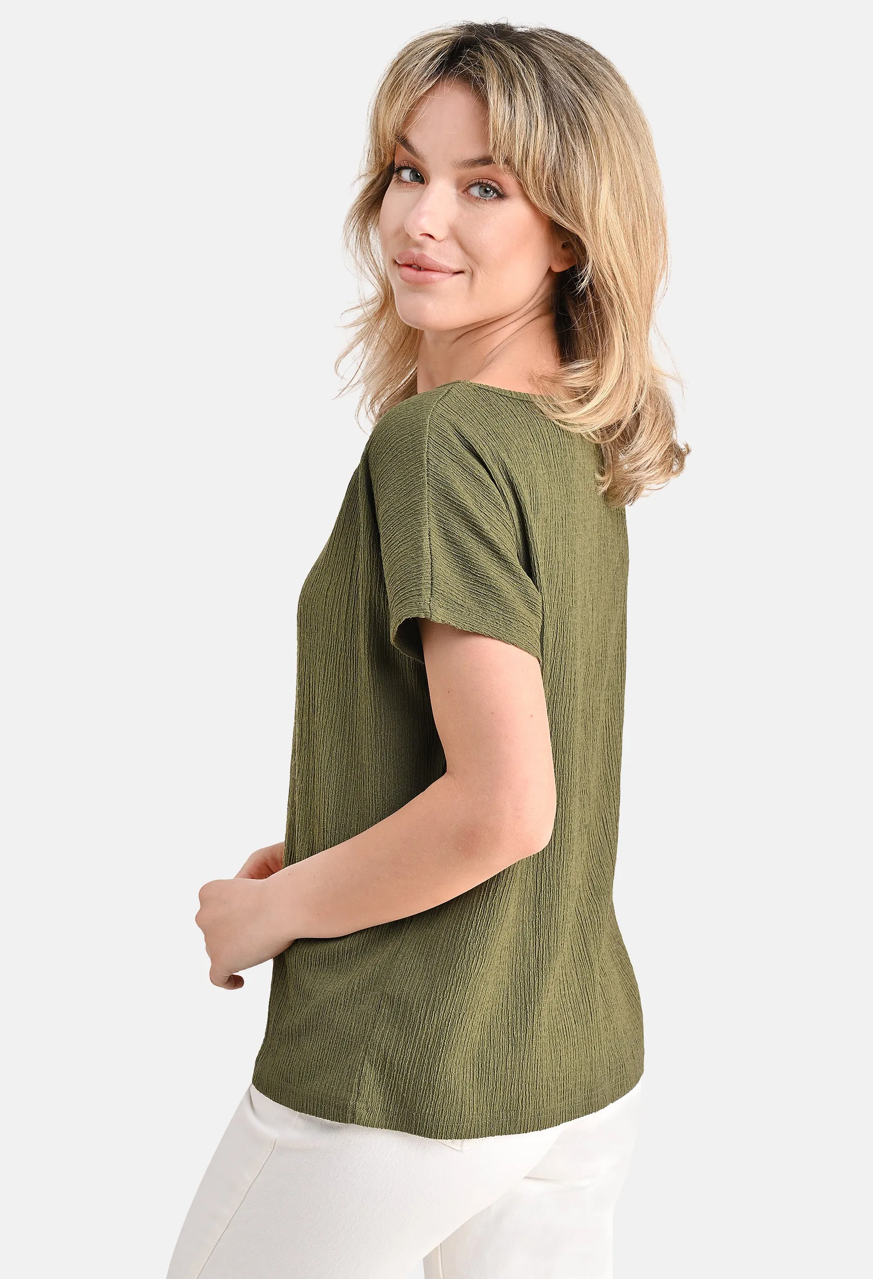 Bark Crepe Top-1