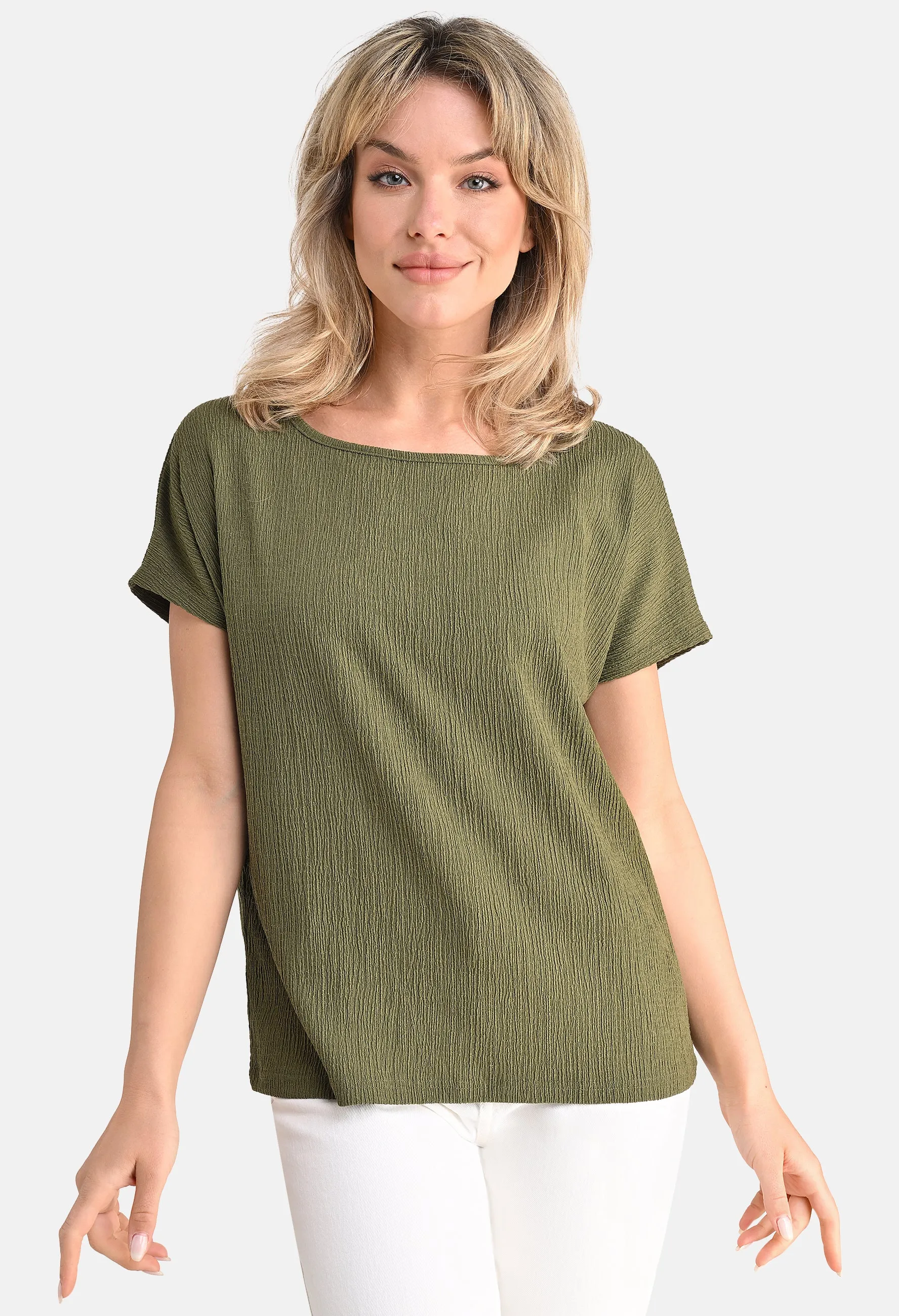 Bark Crepe Top-1