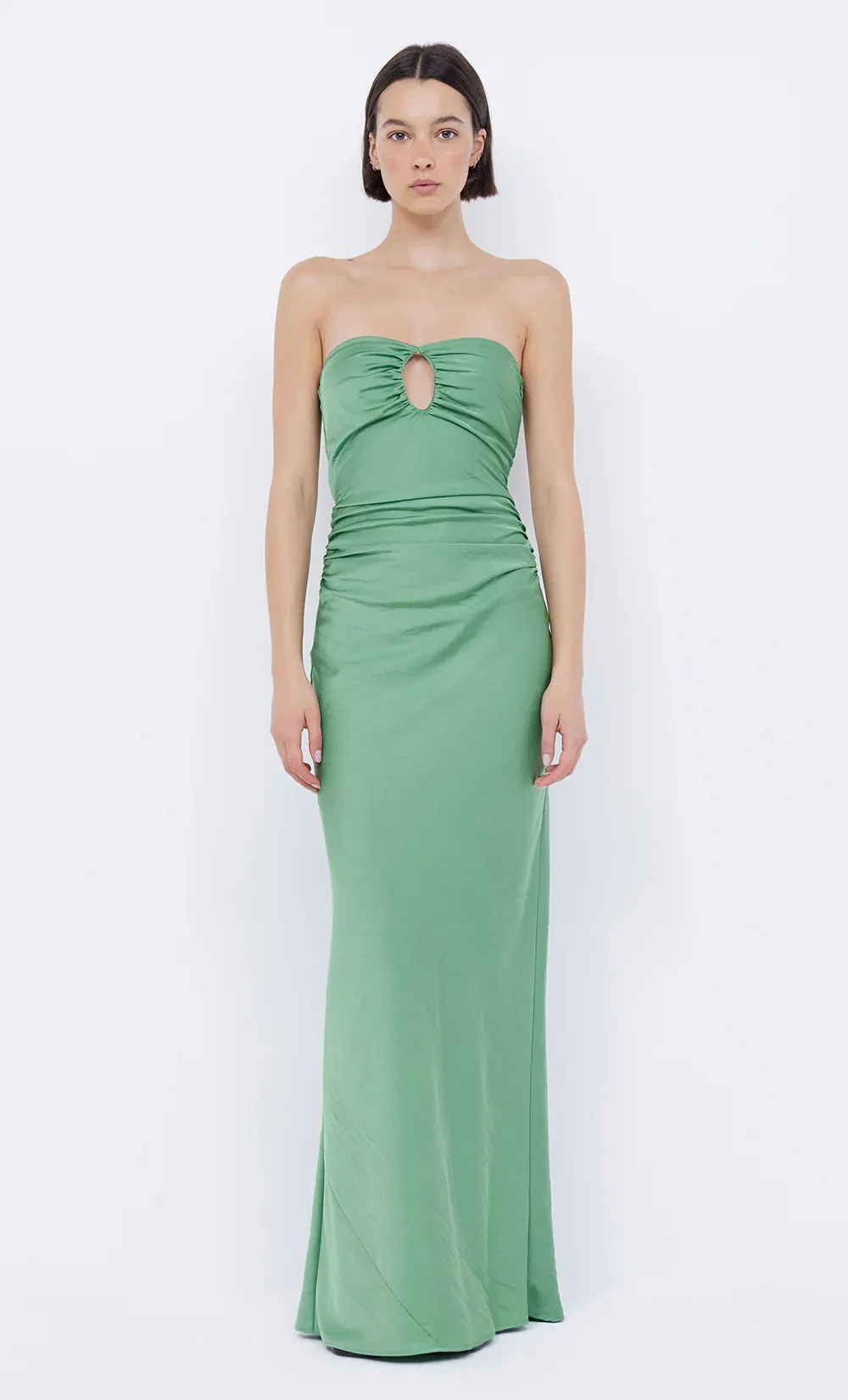 Bec and Bridge Emilia Strapless Dress - Green Apple