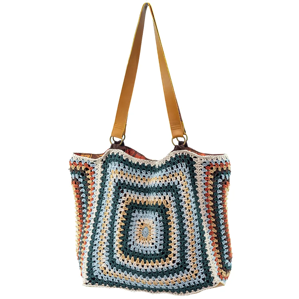 Big Granny Crocheted Bag