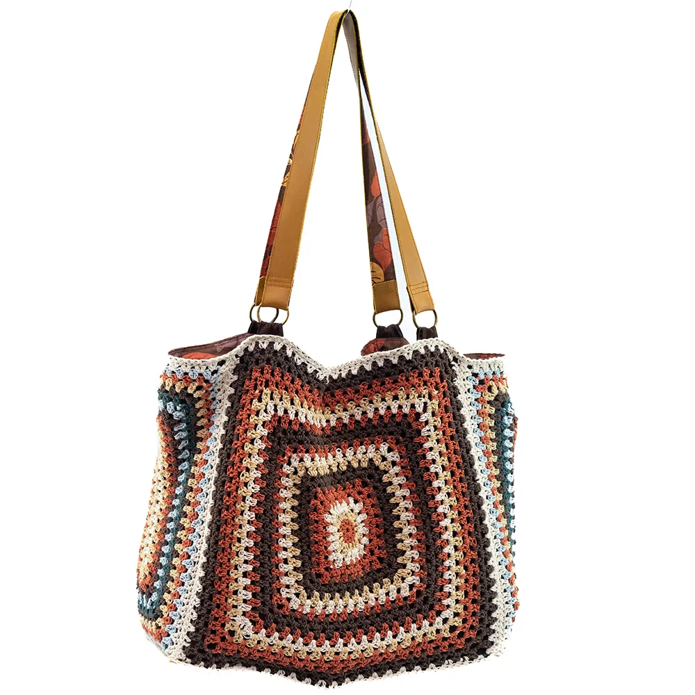 Big Granny Crocheted Bag