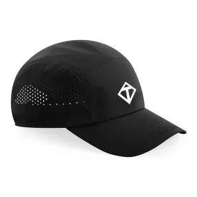 Black Technical Running Cap