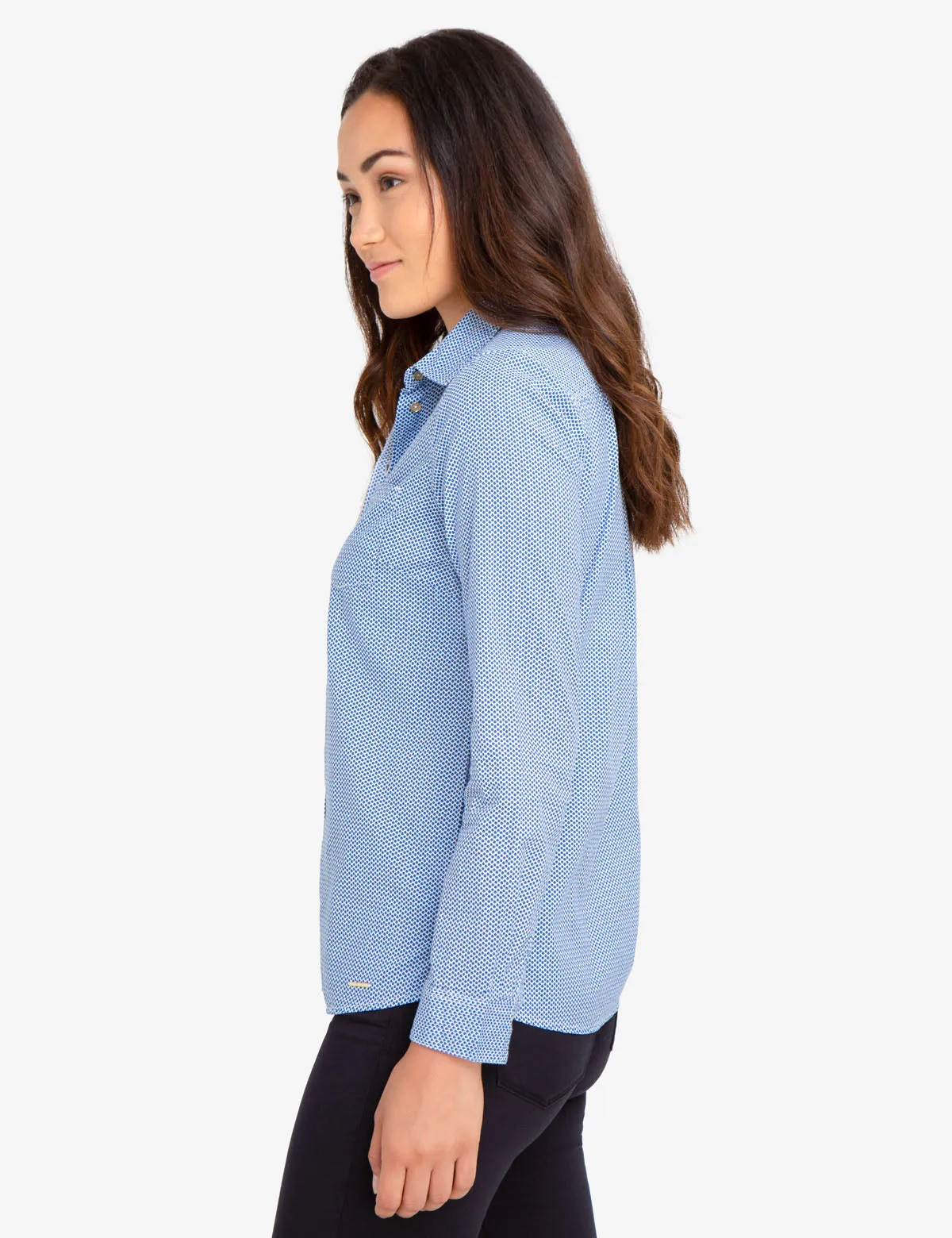 COTTON SHELL POPLIN SHIRT