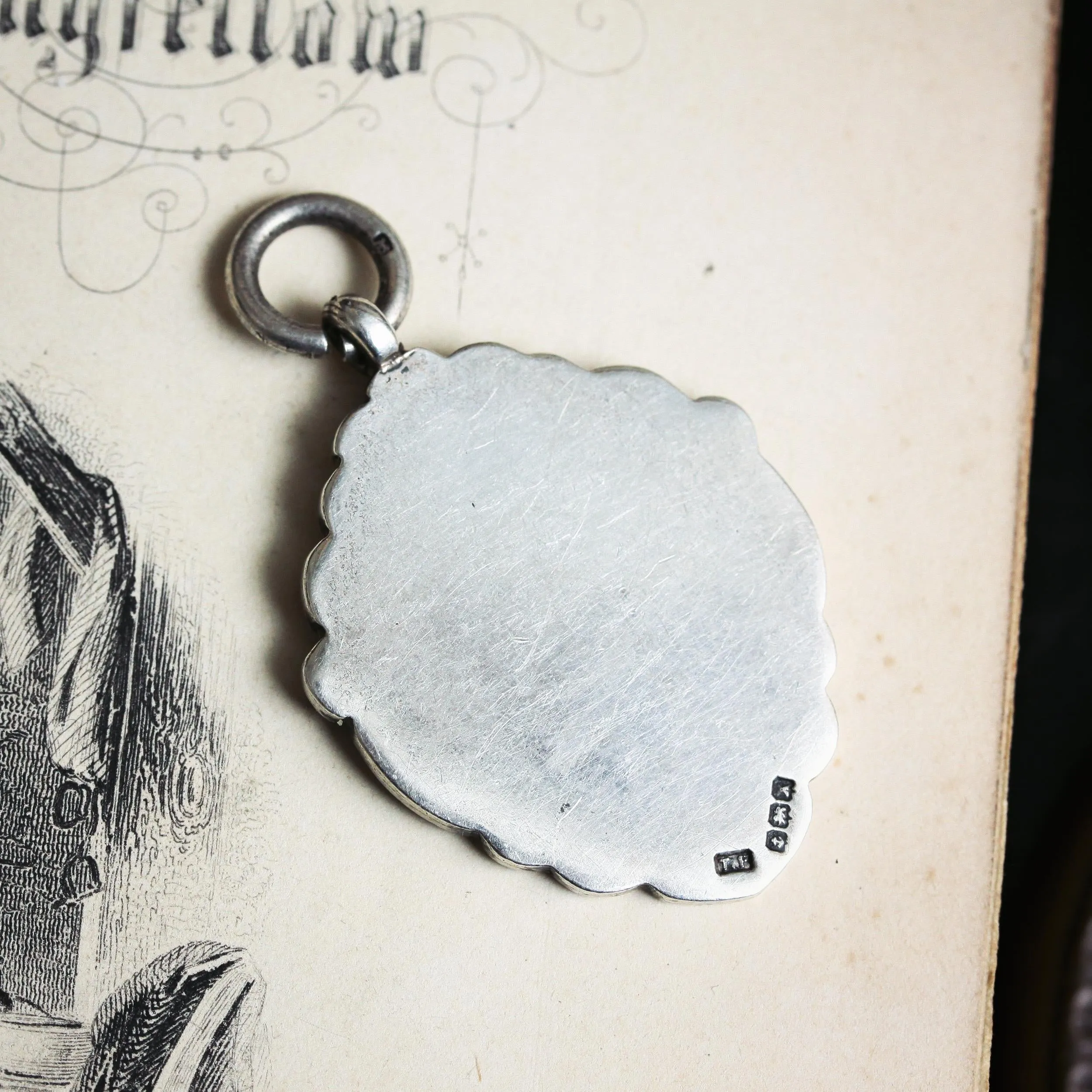 Date 1922 Fattorini & Co Silver Fob Medal, Ready for Engraving