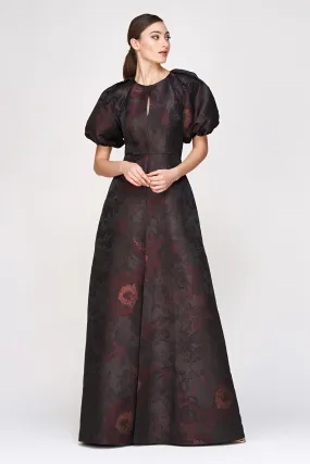 Delfina Statement Sleeve Gown