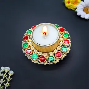 Designer Diya | Size : 3inch | 2pcs | D24-25