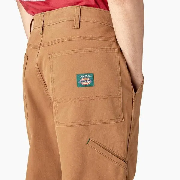 Dickies x Jameson Whiskey Double Knee Pants Rinsed Brown Duck