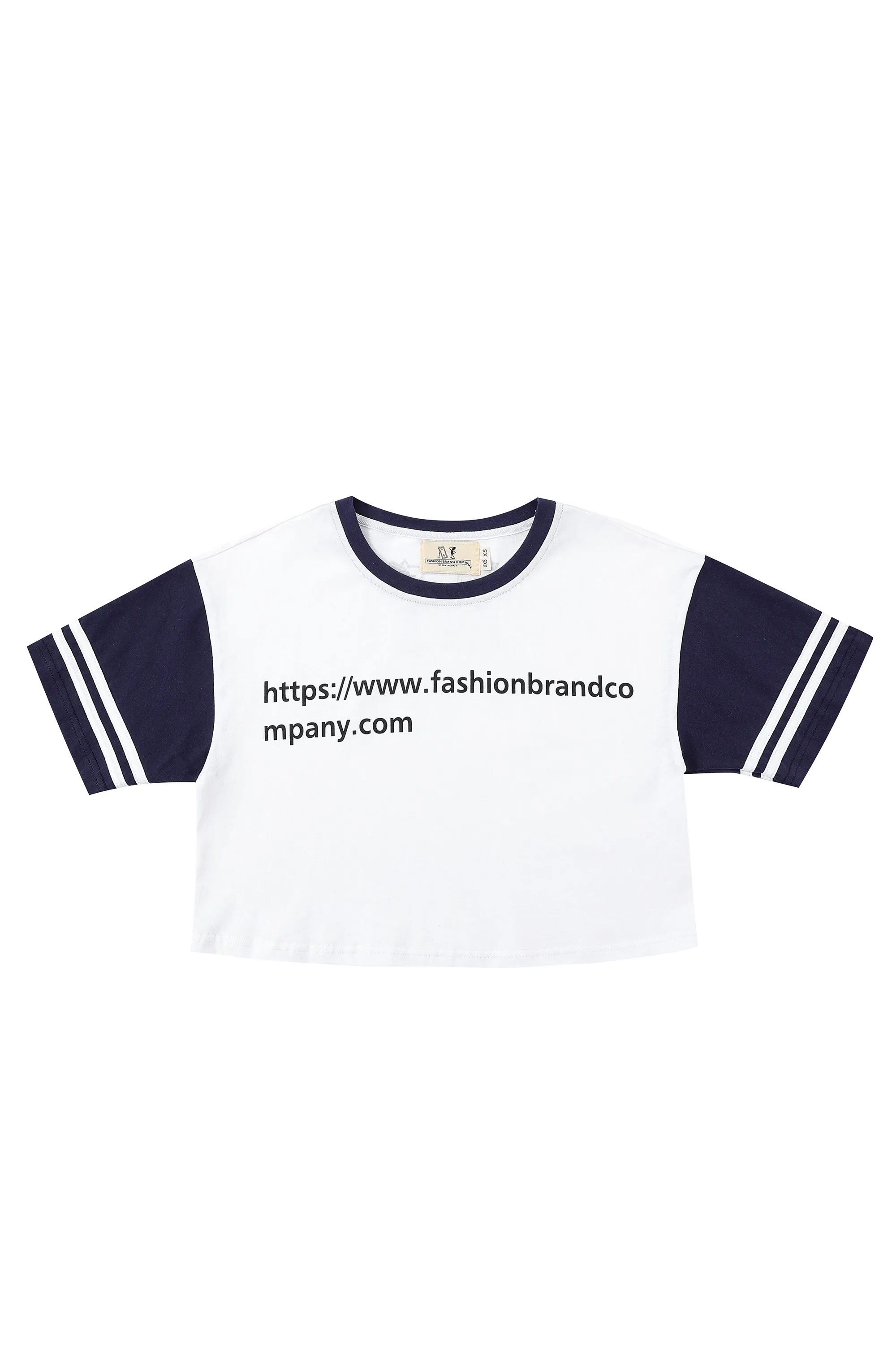 FBC URL Crop Football T-Shirt