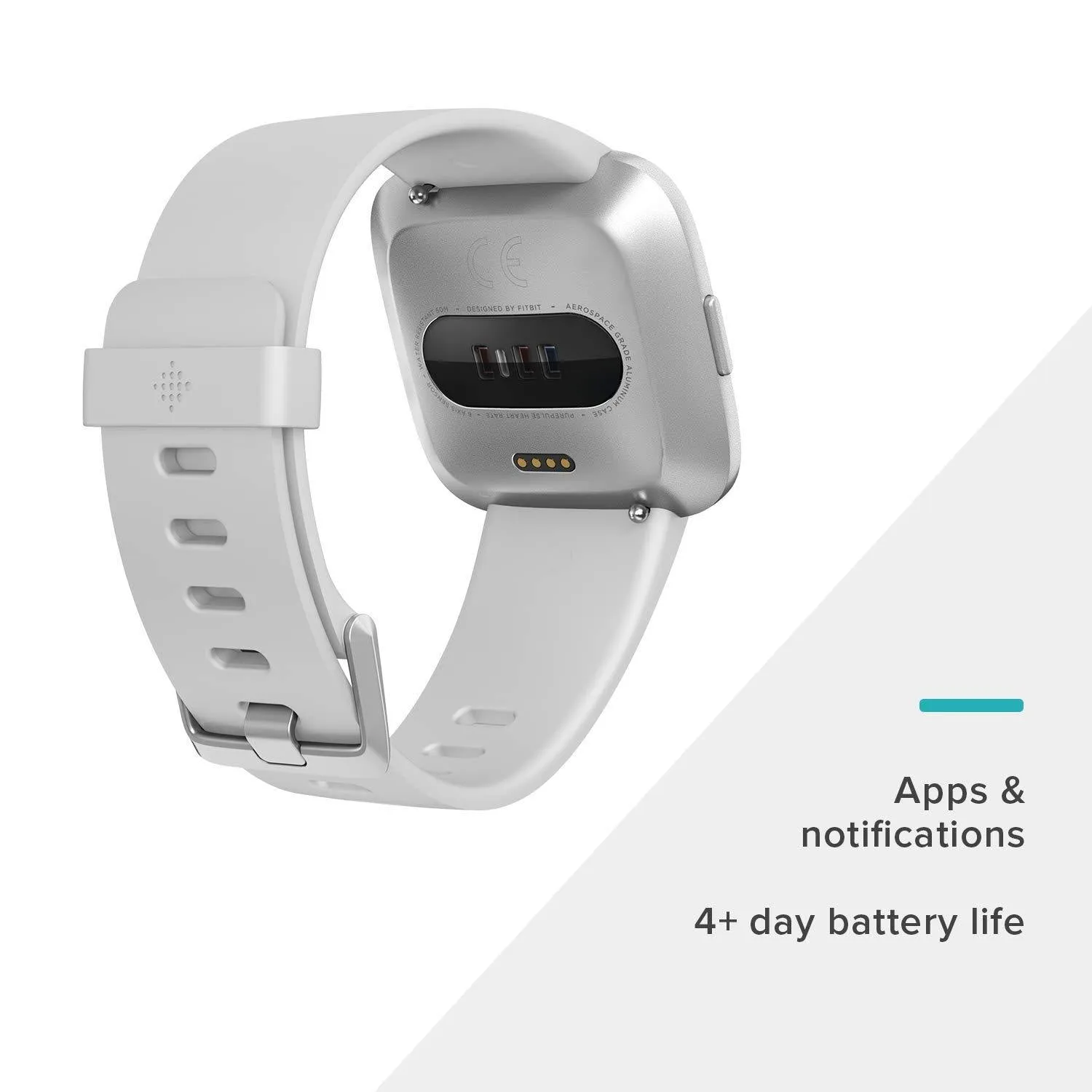 Fitbit Versa Lite Edition Smart Watch, One Size (S & L bands included)