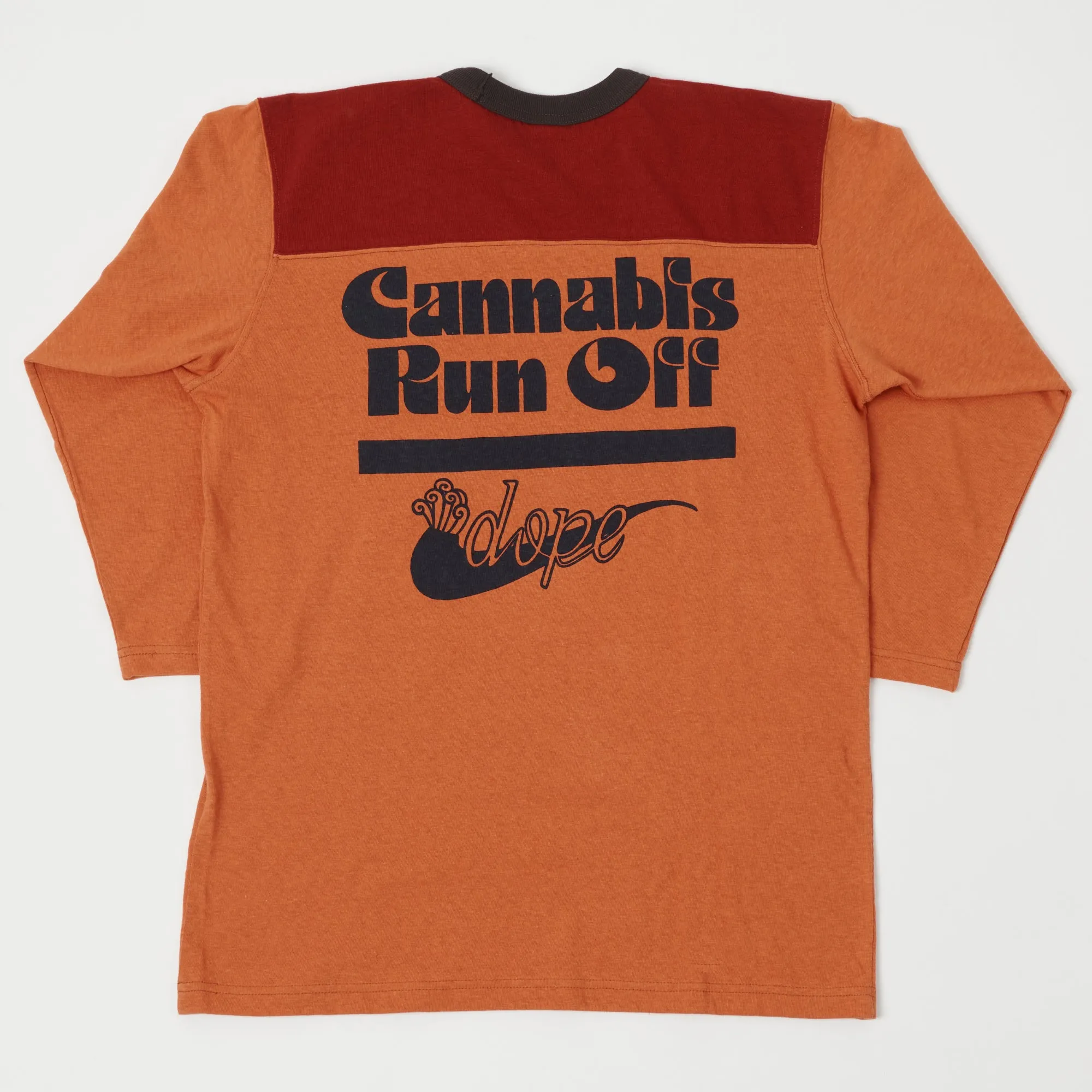 Freewheelers 2125021 'Cann. Run Off' Print Tee - Lobster