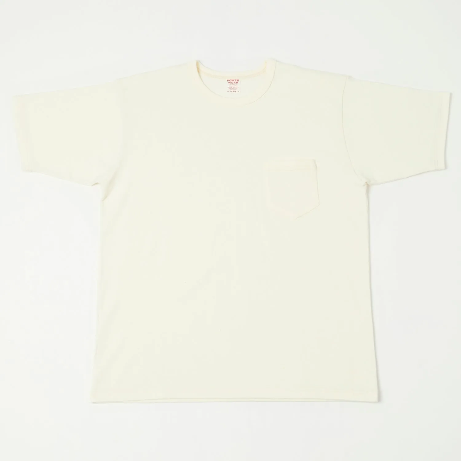 Freewheelers Short Sleeve Pocket Tee - Off White