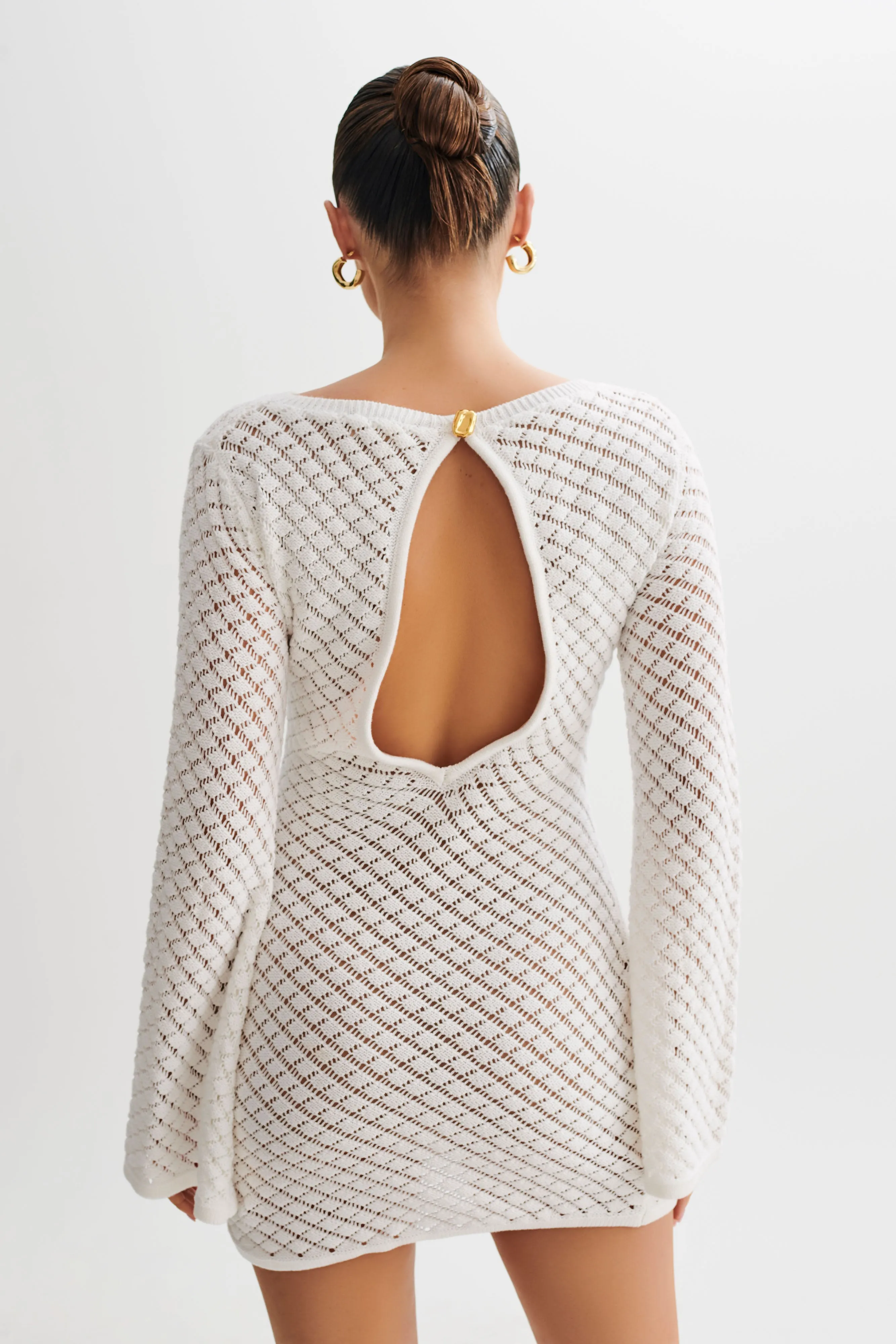 Galilea Knit Mini Dress - Ivory