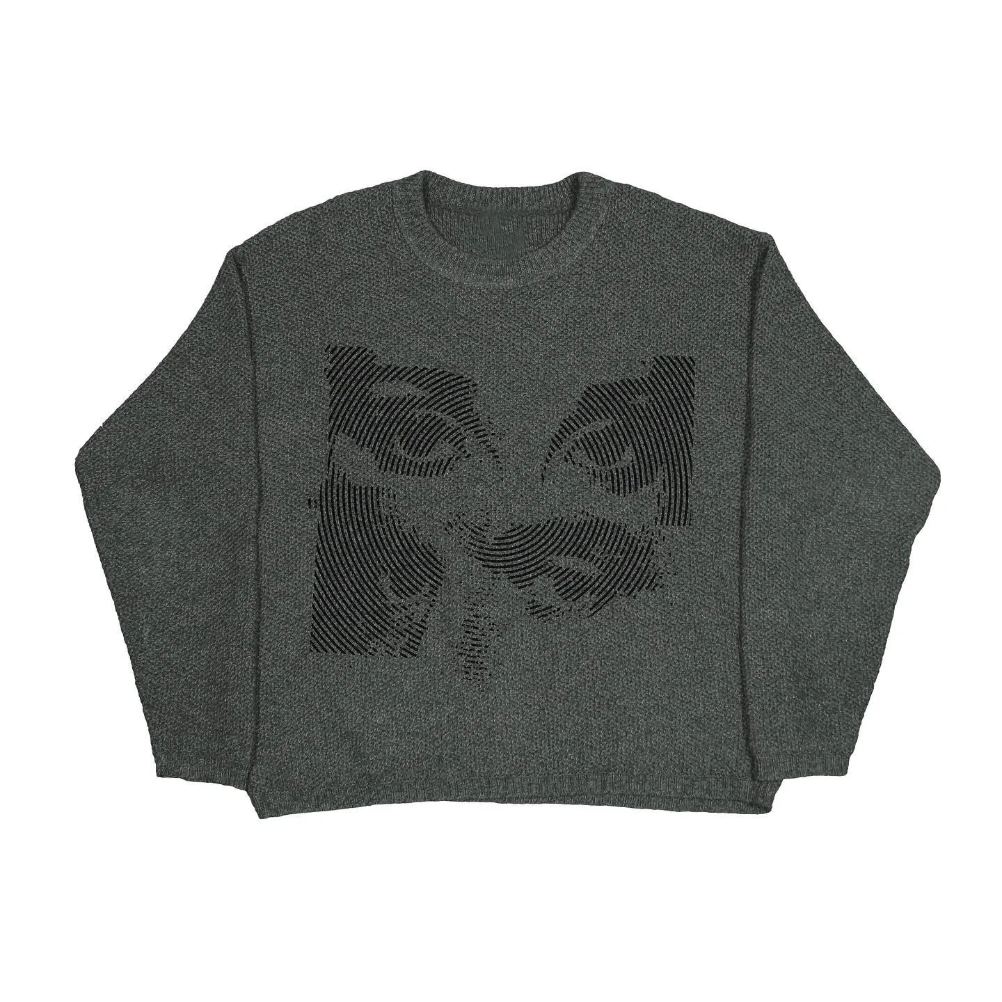 Gaze of Mystery | Optical Illusion Knit Sweater