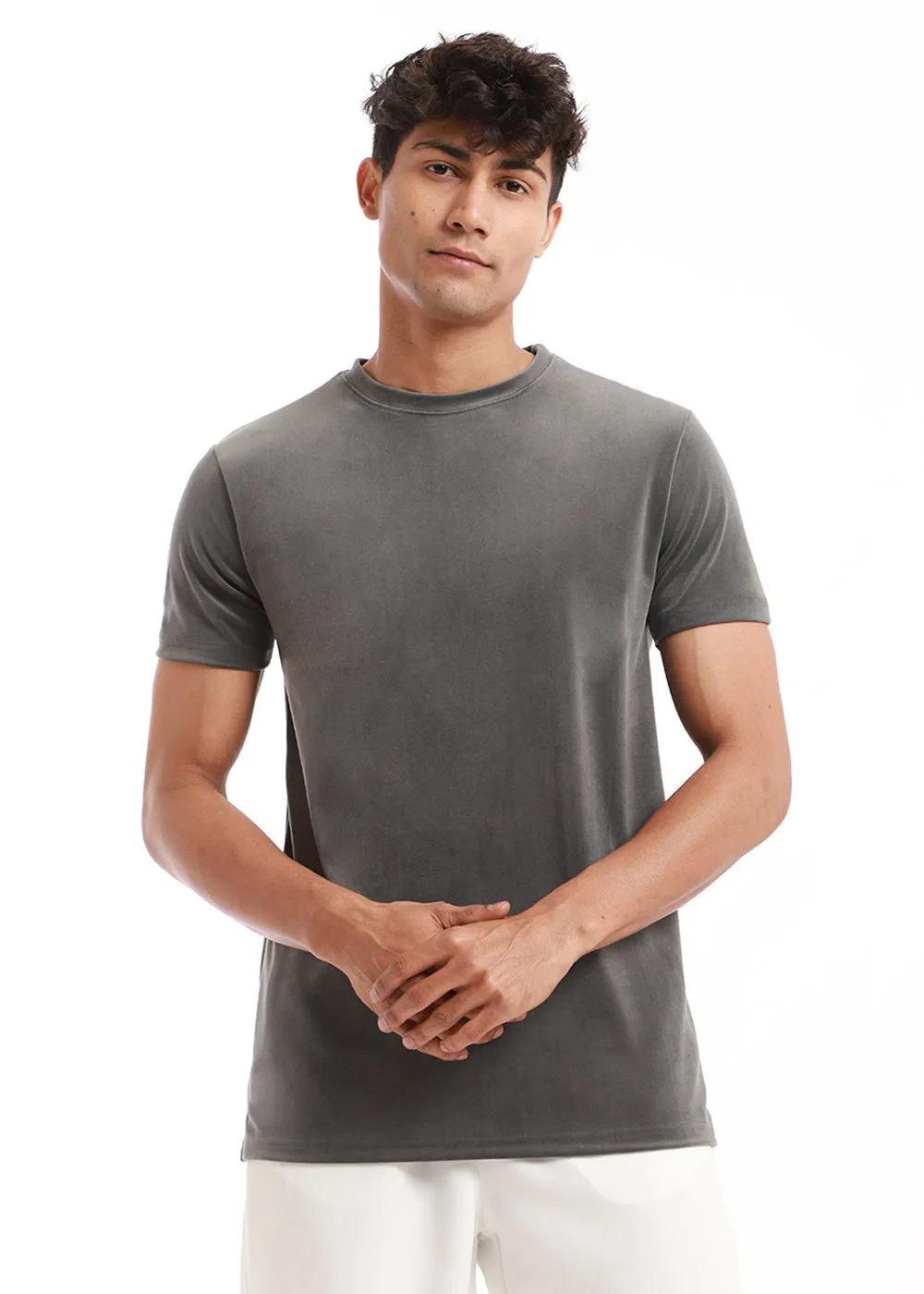 Glacier Gray Suede T-shirt