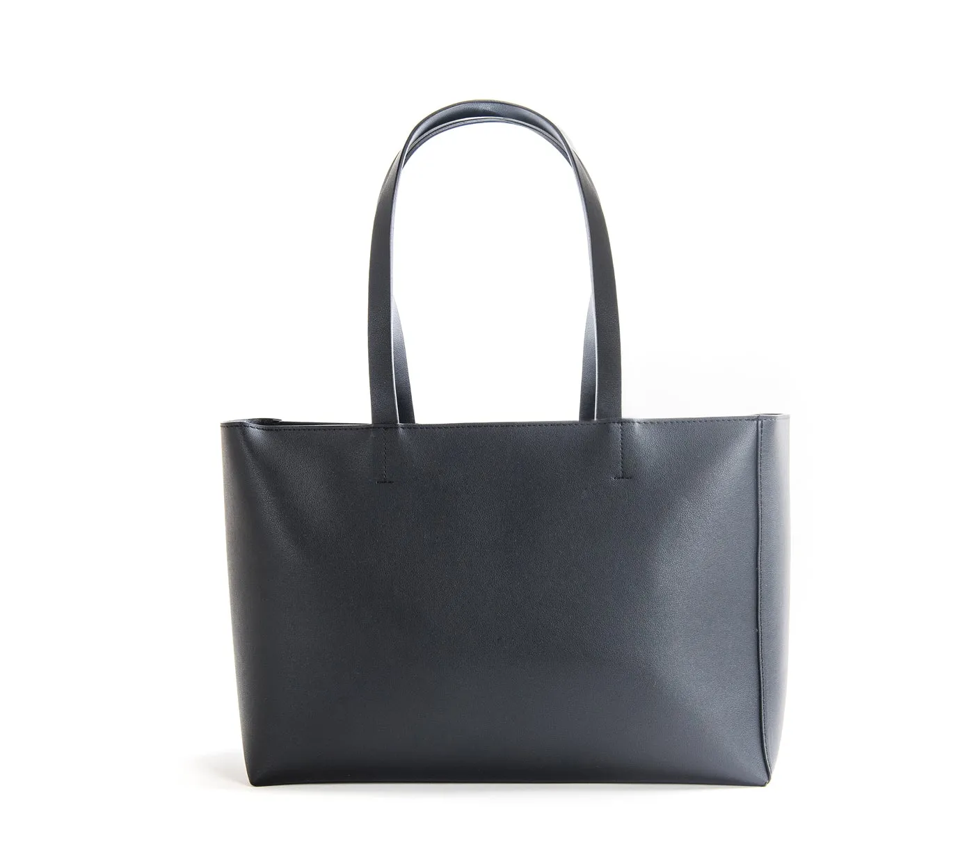 Gunas New York Tippi Black Vegan Leather Tote Bag