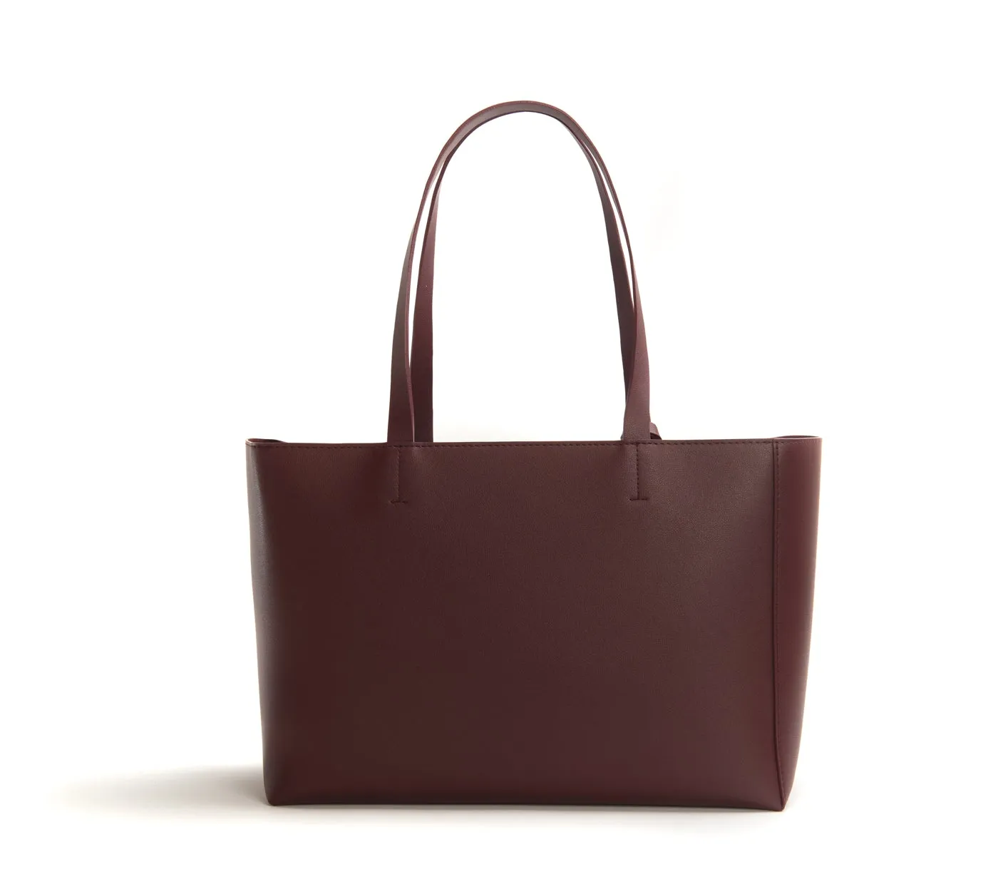 Gunas New York Tippi Burgundy Vegan Leather Tote Bag