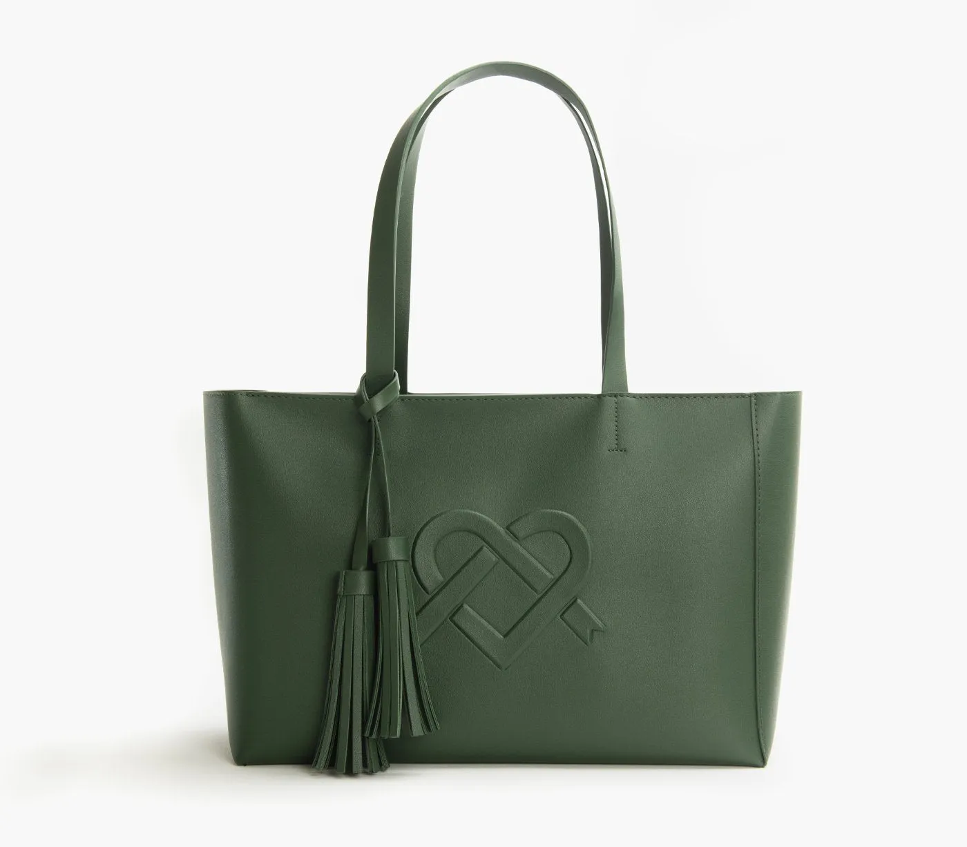 Gunas New York Tippi Green Vegan Leather Tote Bag