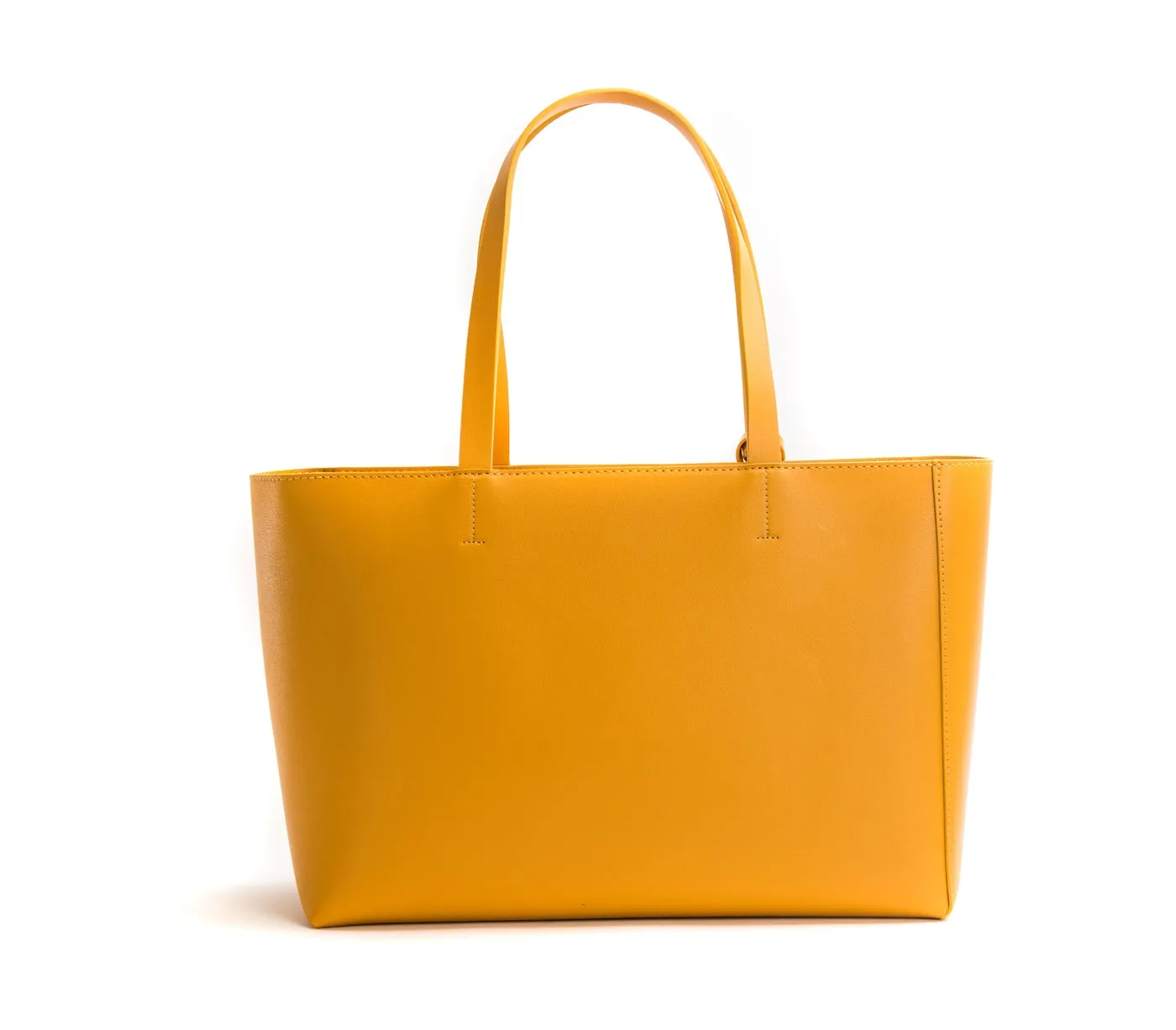 Gunas New York Tippi Mustard Yellow Vegan Tote Bag