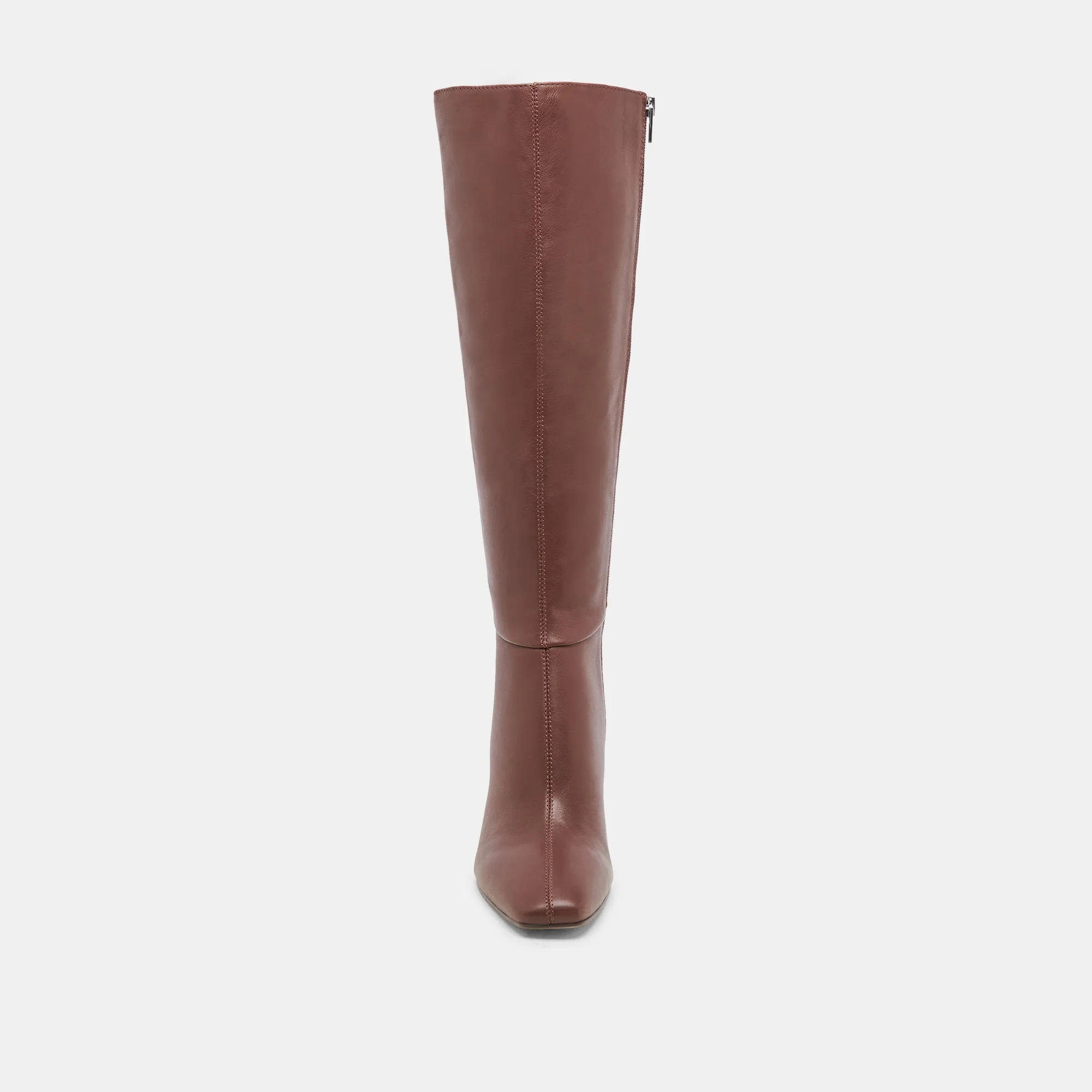 GYRA EXTRA WIDE CALF BOOTS CHOCOLATE LEATHER