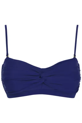 HALO Lalita Bandeau Bikini Top In Navy