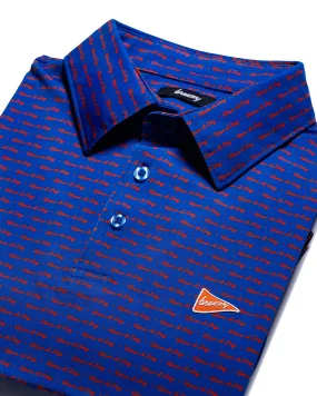 Have A Day Royal Blue & Orange Polo