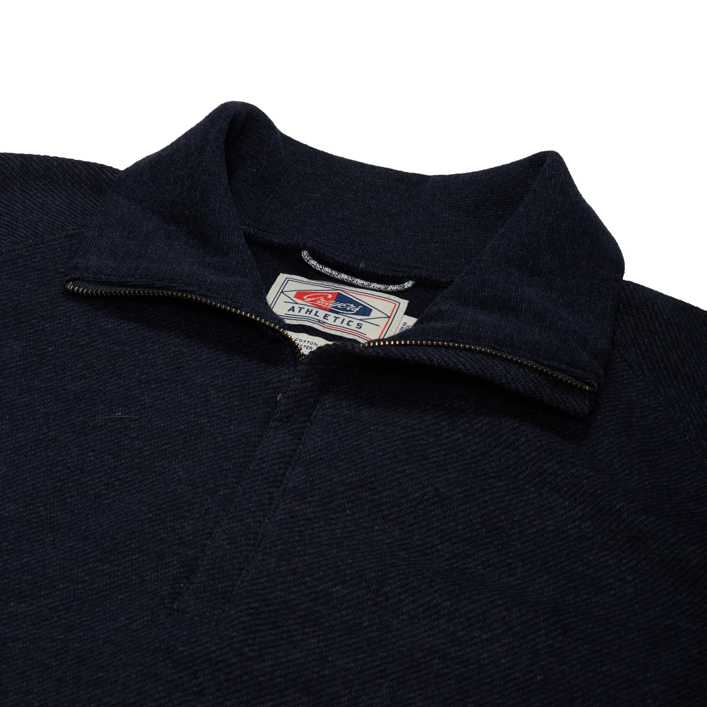 Hudson Textured Half Zip - Blue Night (Final Sale)