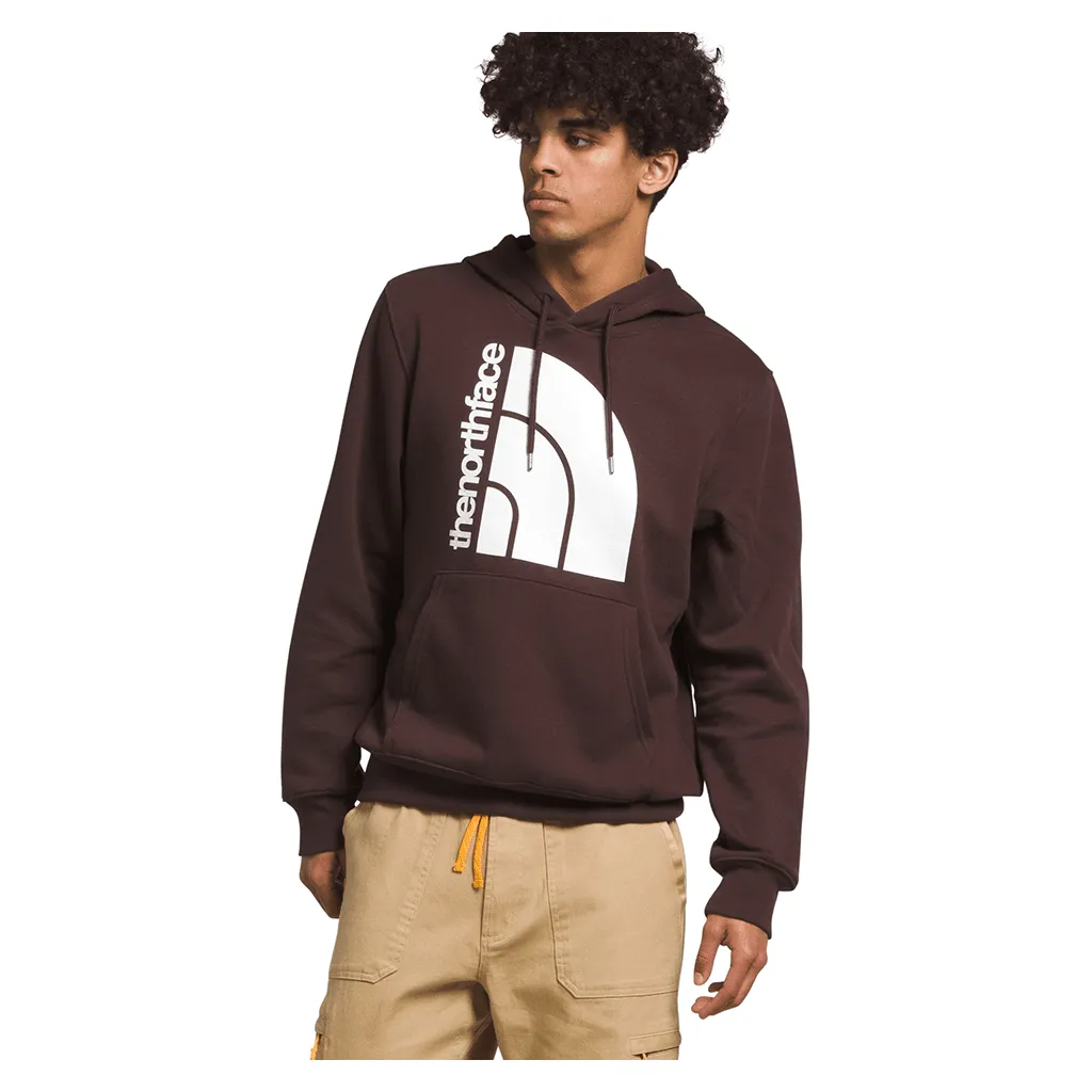 Jumbo half dome hoodie - Coal brown / TNF white