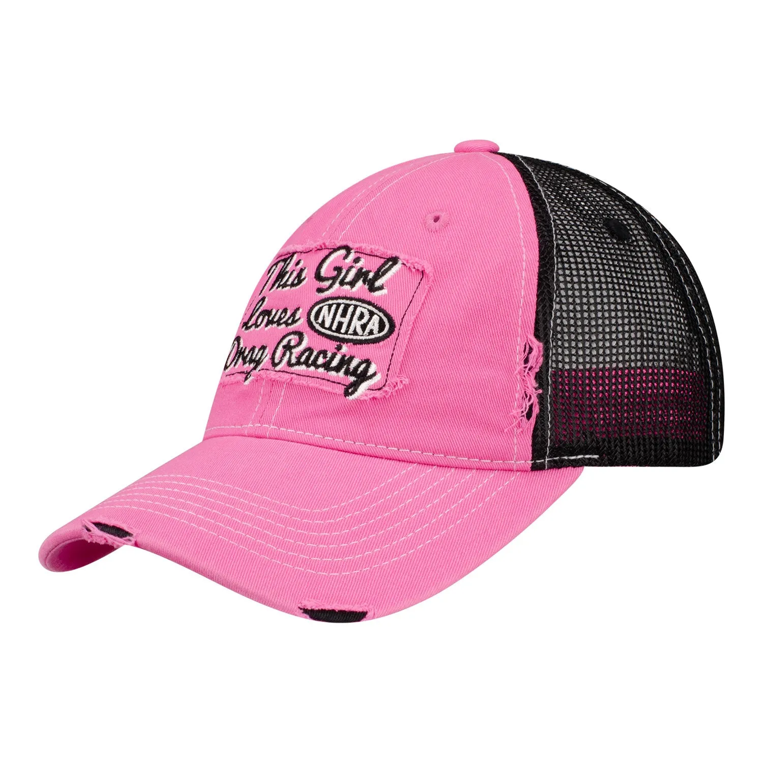 Ladies "This Girl Loves Drag Racing" Hat