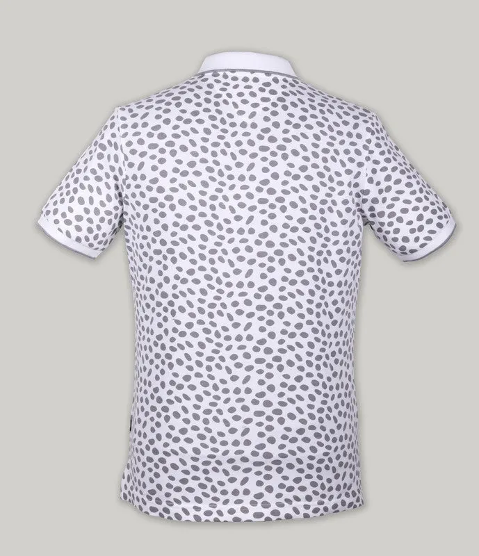 Leopord Print Pique Polo