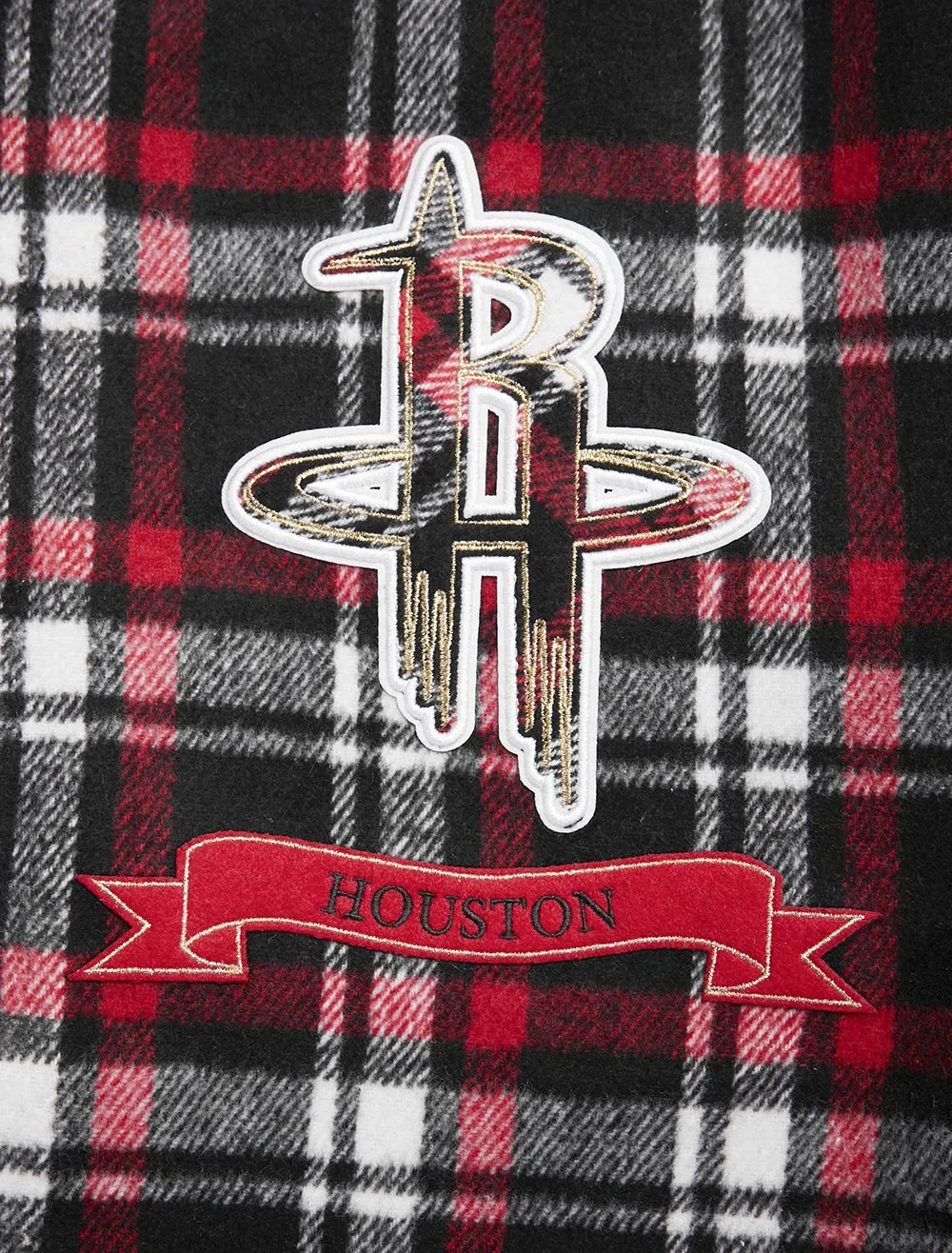 Men's Houston Rockets Pro Standard Plaid Varsity Jacket