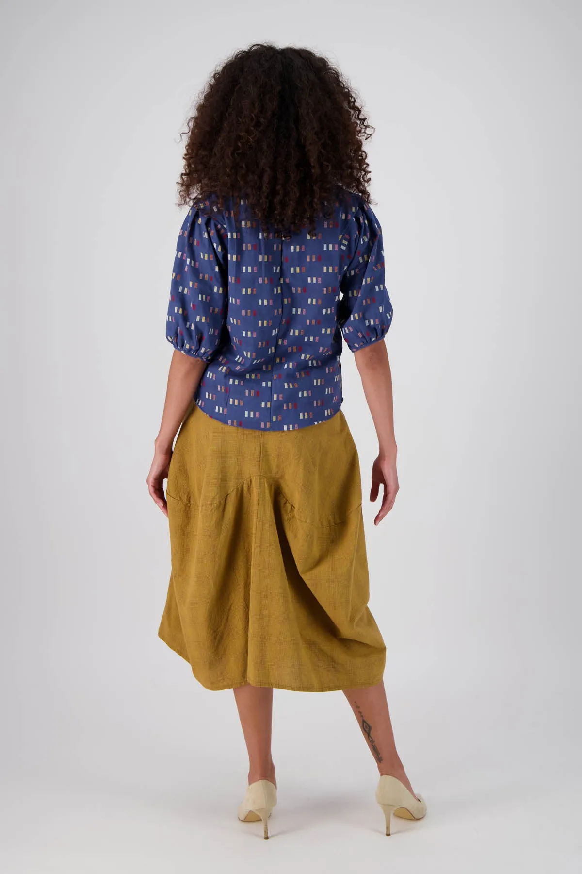 Milwaukee Textured Skirt Mustard