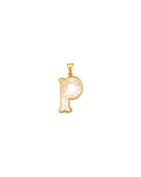 Mini Letter Charm - P