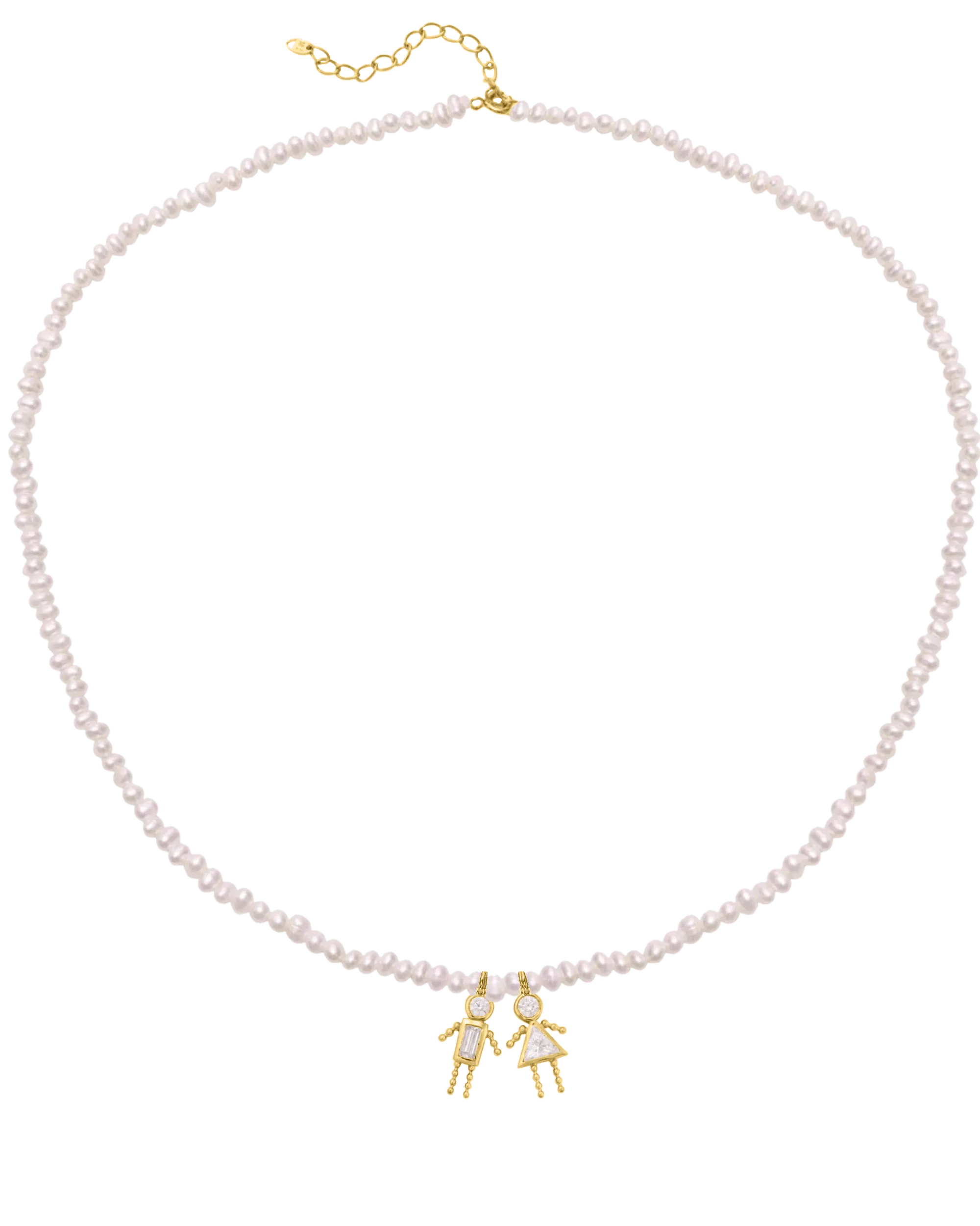 Mini Me Pearl Necklace - 18K Gold Vermeil