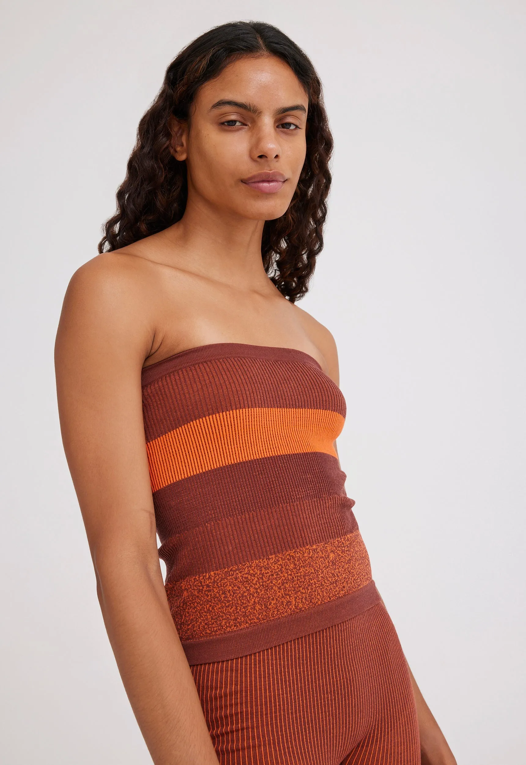 NAGNATA Yang Tube Top - Henna/Cedar