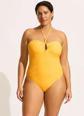 Oasis Diamond Wire One Piece - Butter