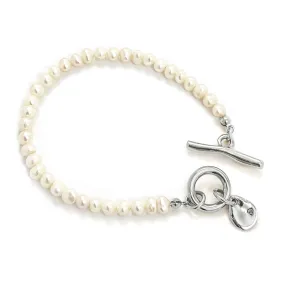 Orla Pearl Bracelet - Silver