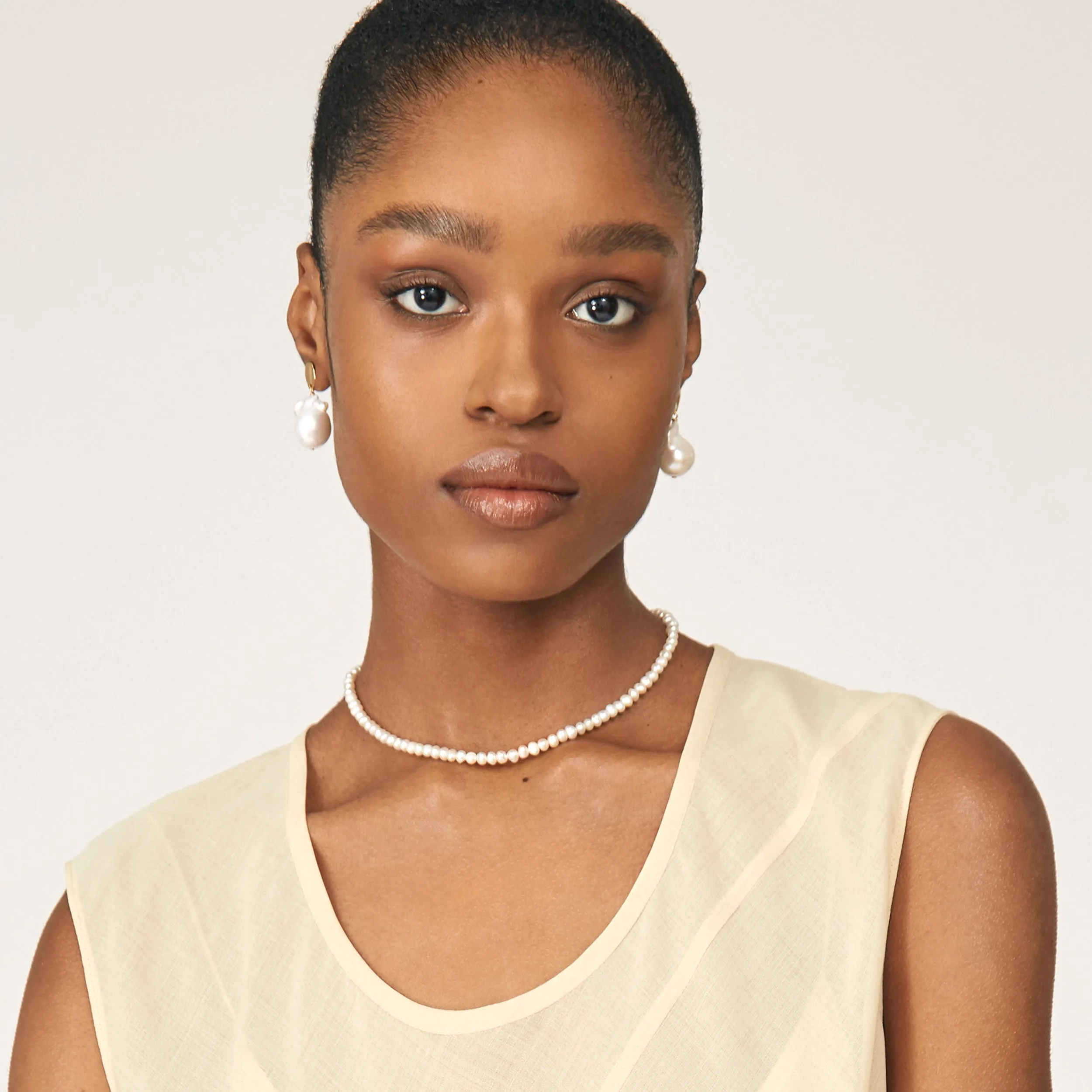 Orla Pearl Collar - Gold