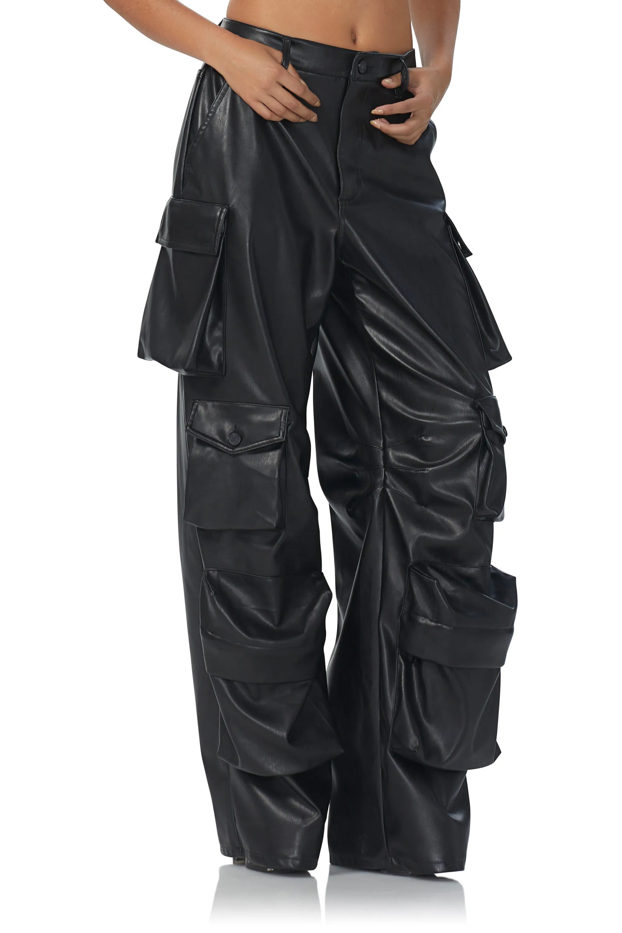 Parker Baggy Cargo Pant - Noir