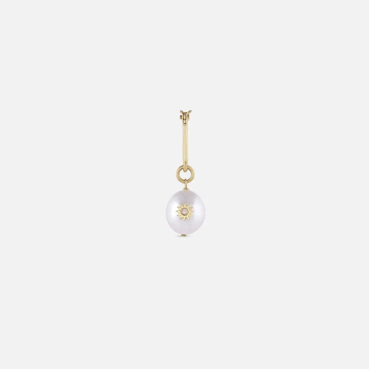 Pearl Mini Spur Earring