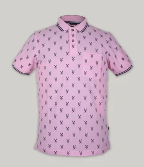 Pique Print Polo