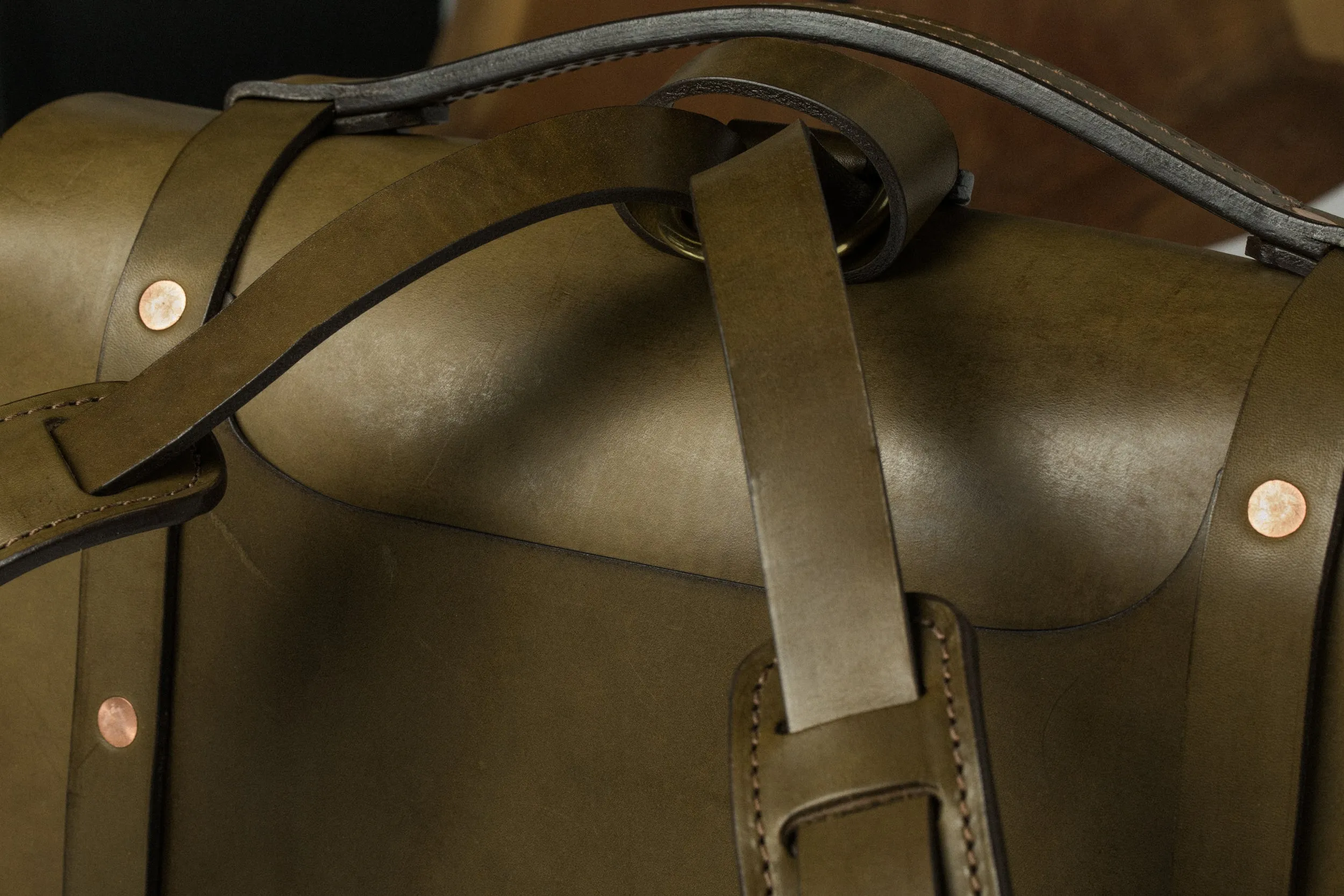 Porter Satchel // Olive Harness