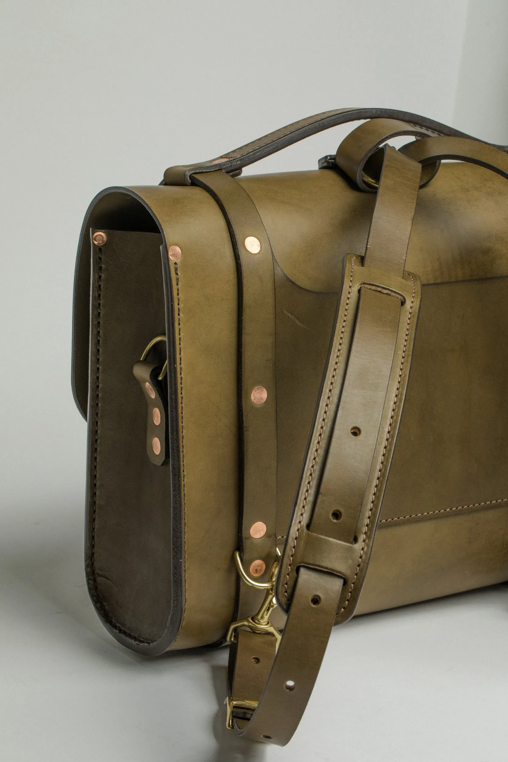 Porter Satchel // Olive Harness