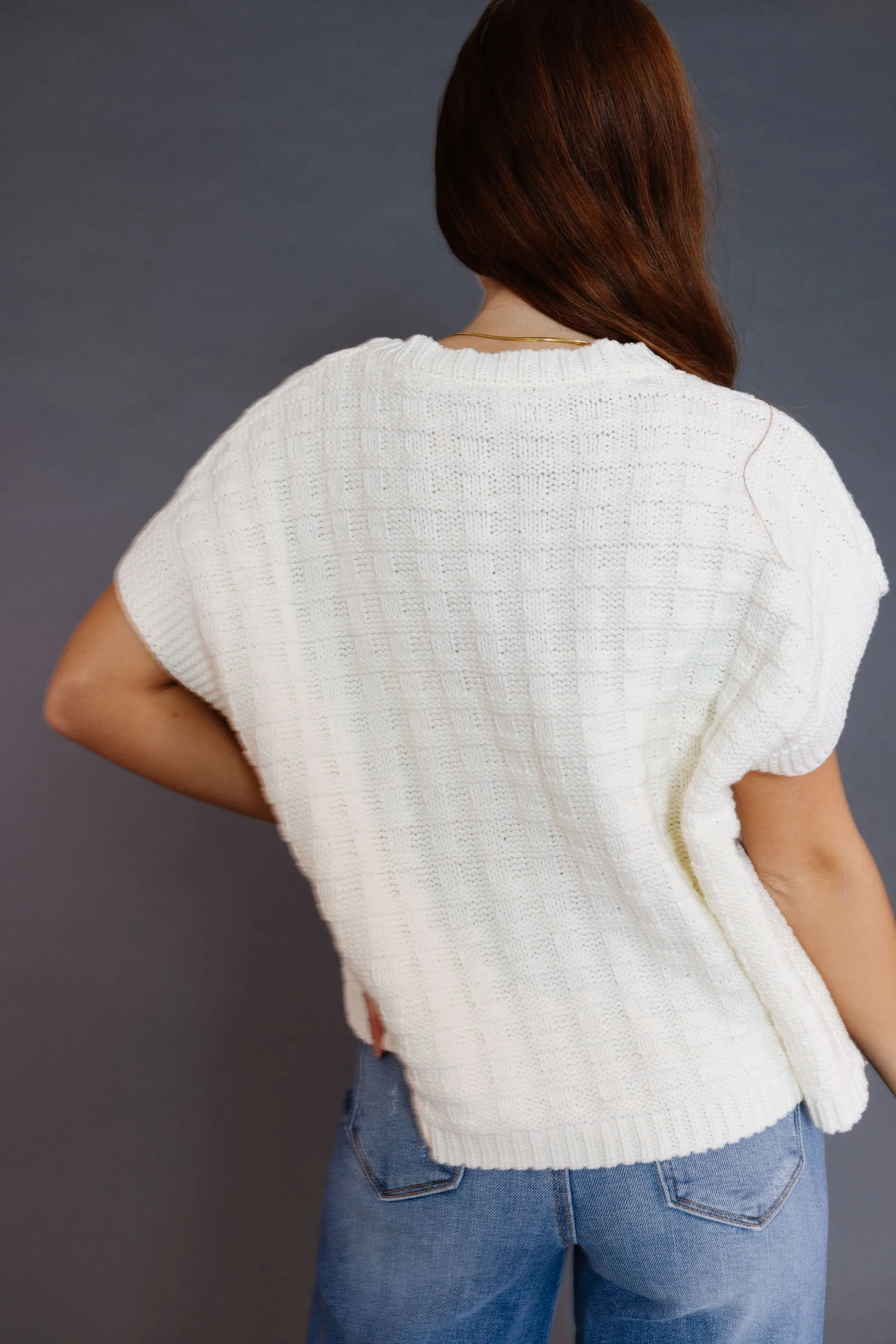 Regan Sweater in Off White