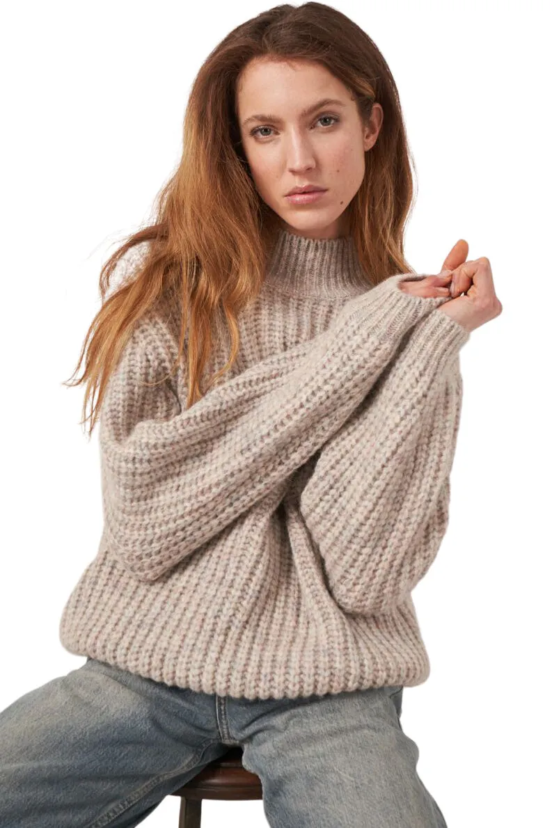 Repeat Cashmere Chunky Rib Knit Sweater